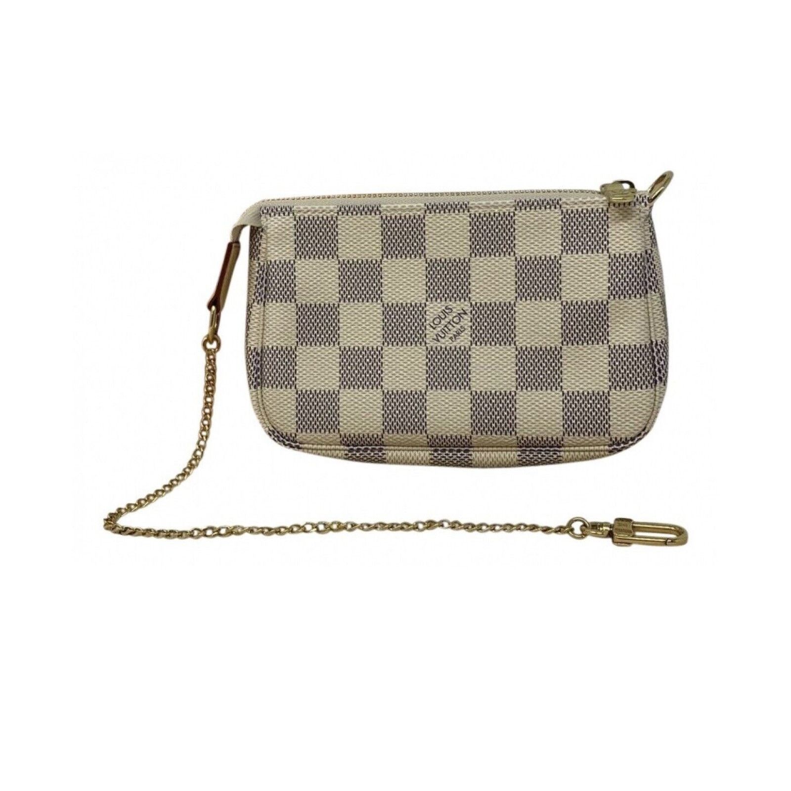 Louis Vuitton NEW LOUIS VUITTON Mini Pochette Accessoire Pouch Damier Azur Size ONE SIZE - 9 Thumbnail
