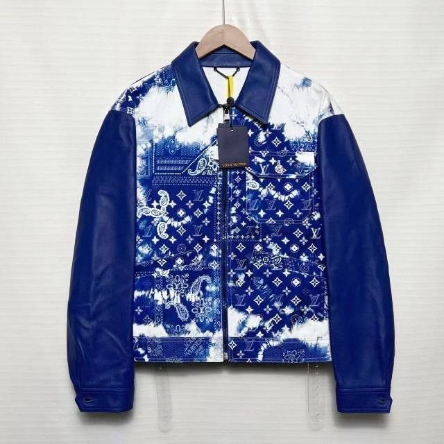 Louis Vuitton LV Paisley Logo Denim PU Jacket Size US M / EU 48-50 / 2 - 1 Thumbnail