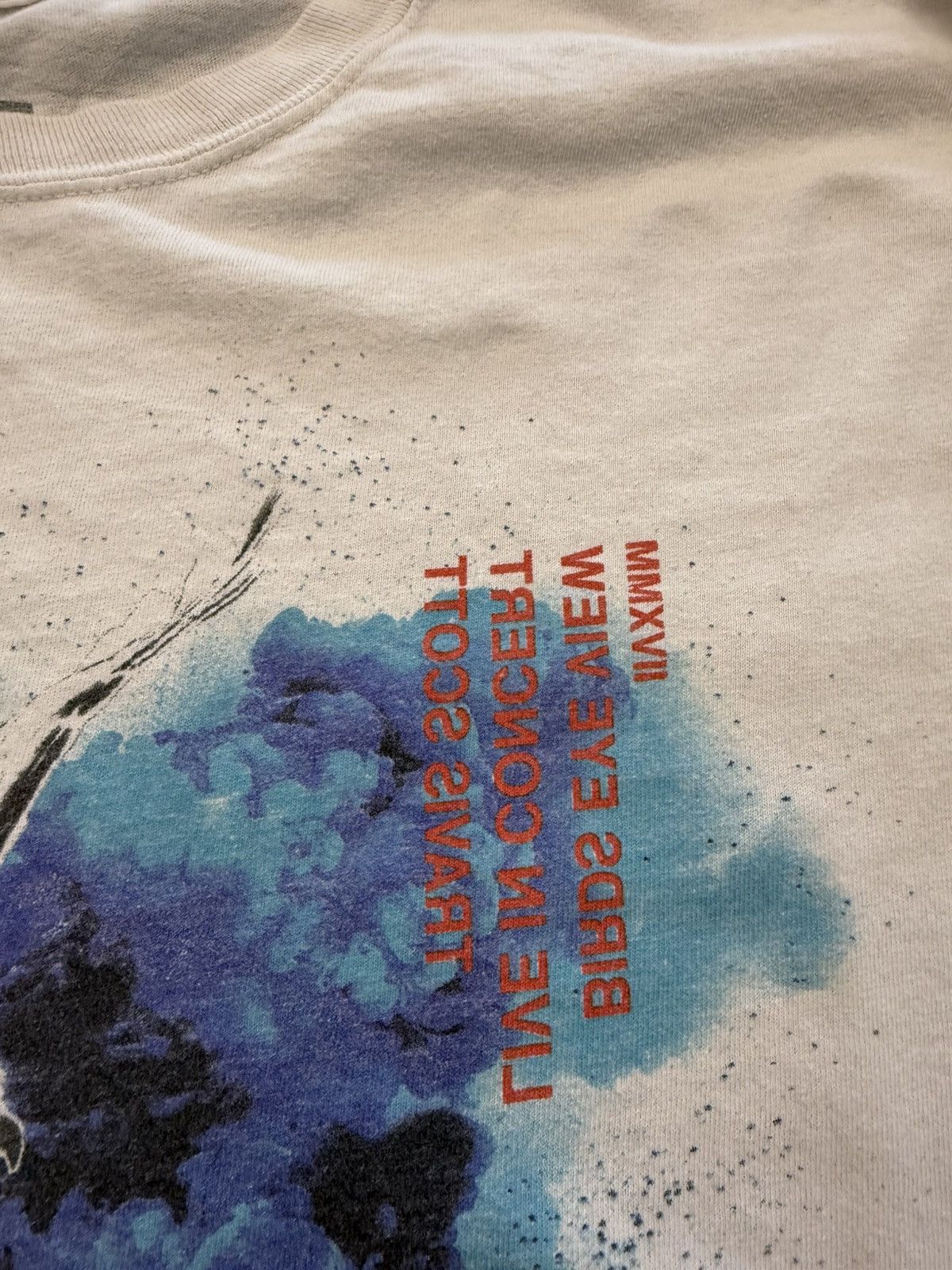 Travis Scott 2017 Travis Scott Live In Concert Birds Eye View Tee Size US XL / EU 56 / 4 - 4 Thumbnail