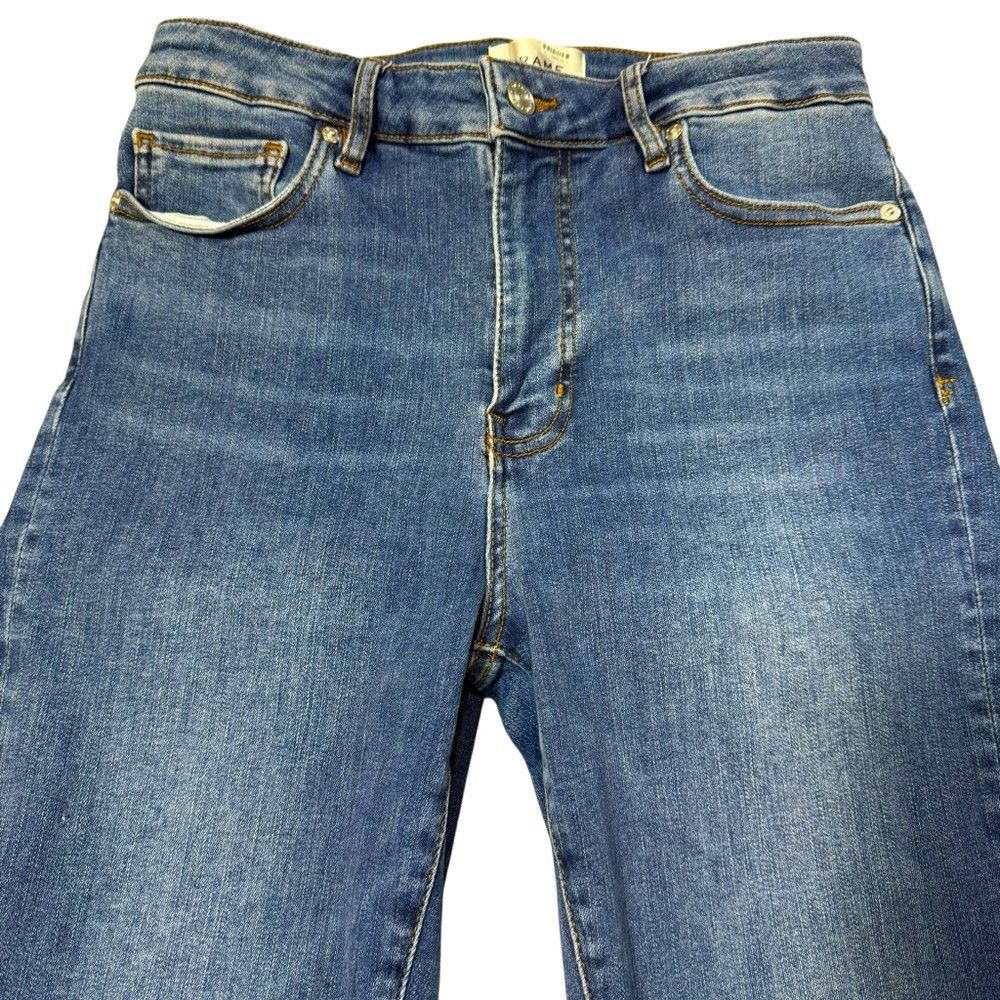 Frame FRAME Le Crop Mini High Rise Bootcut Jeans in Mermaid Size Size 28" / US 6 / IT 42 - 5 Thumbnail
