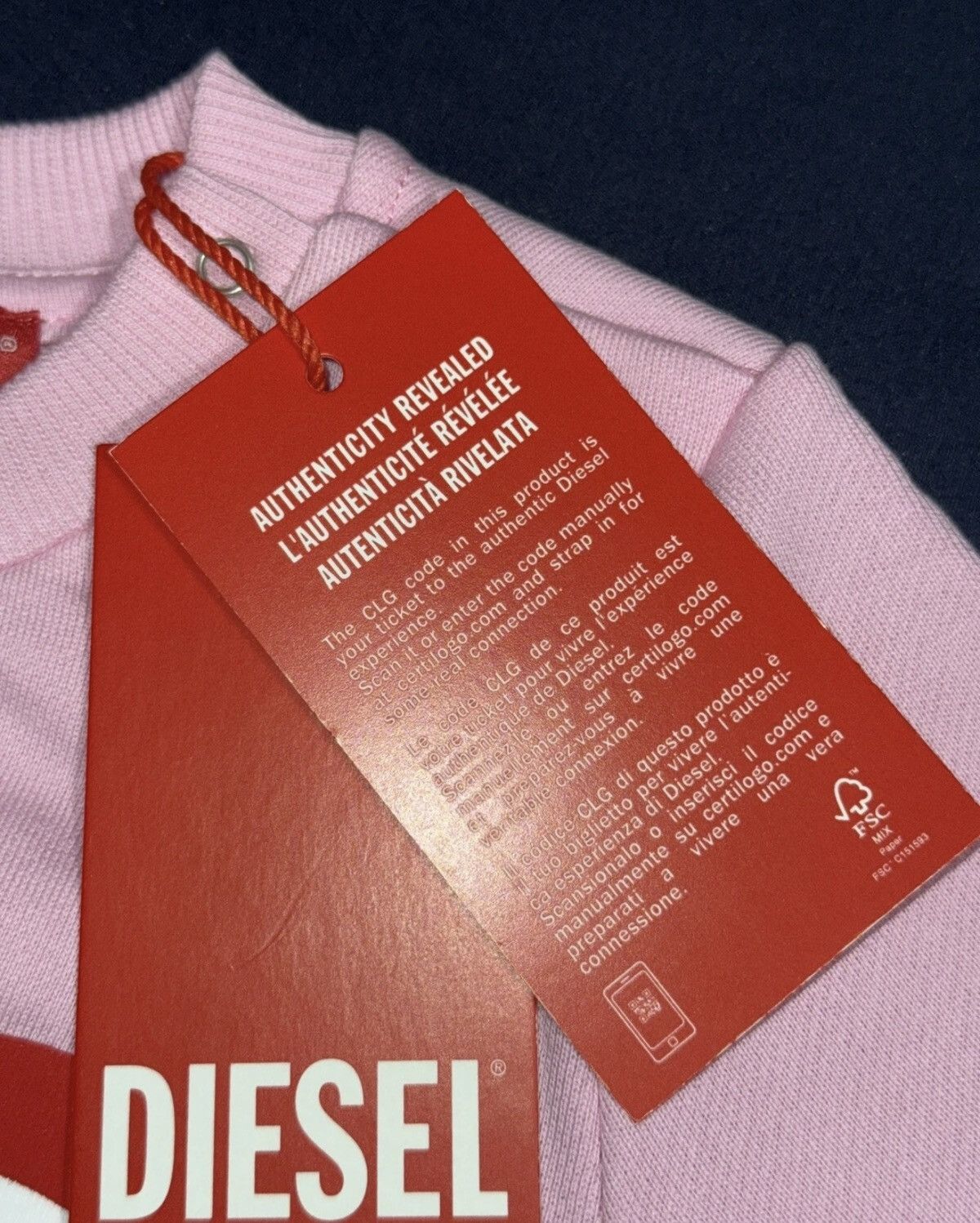 Diesel Diesel Kids Girls Sweatshirt 9-12M + Size ONE SIZE - 3 Thumbnail