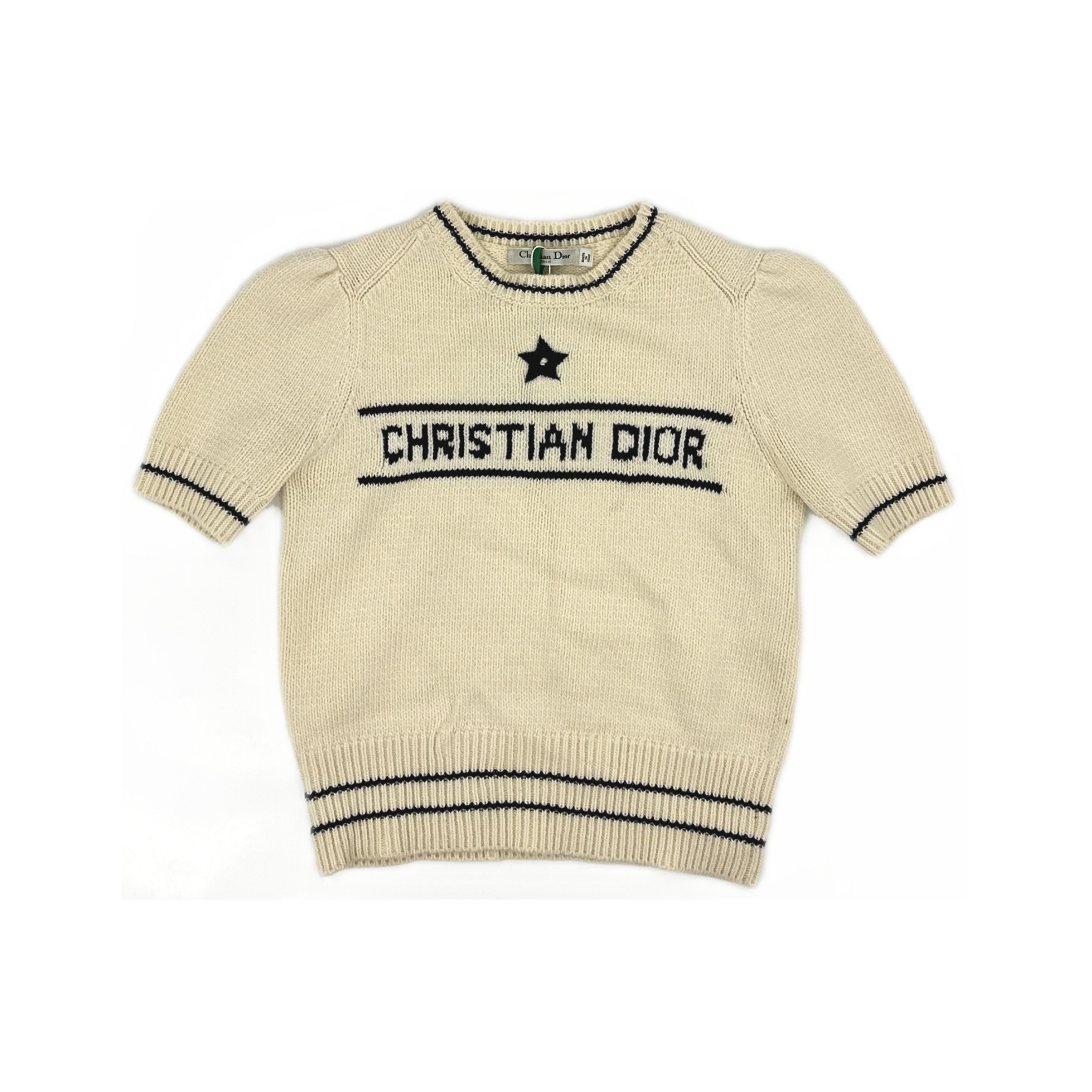 Dior Dior Star Logo Wool Cashmere Sweater Size 38 Size S / US 4 / IT 40 - 1 Thumbnail