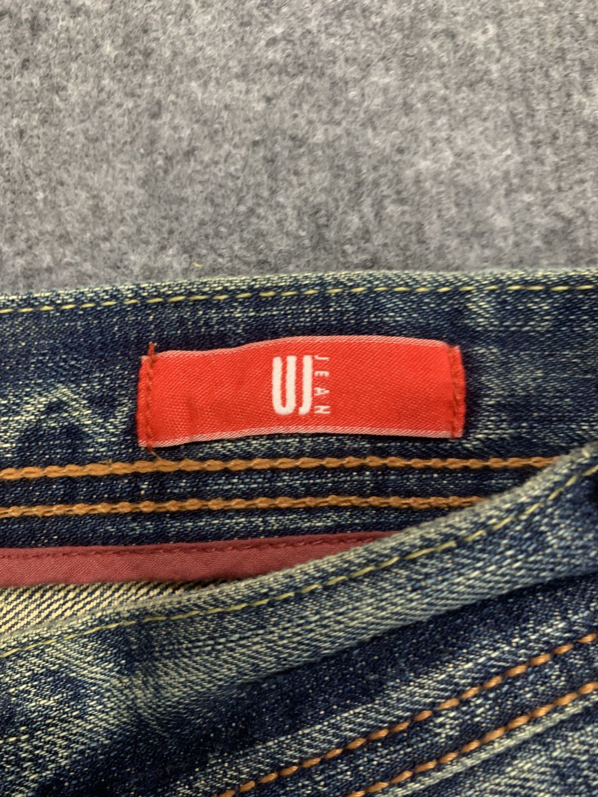 Jean FLARE DISTRESSED UJ JEAN SELVEDGE Size US 30 / EU 46 - 8 Thumbnail