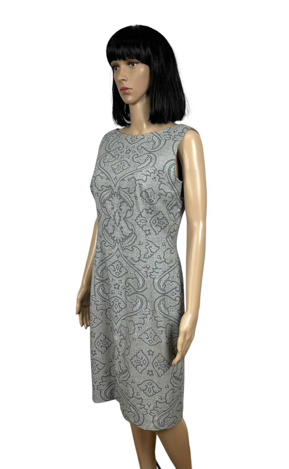 Escada × Vintage Escada Margaretha Ley Wool Dress Printed size L Size L / US 10 / IT 46 - 7 Thumbnail