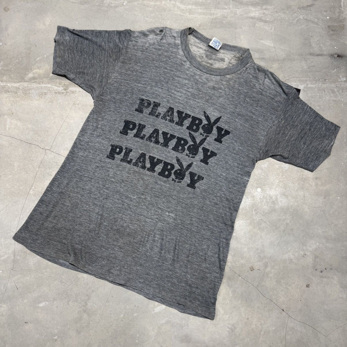 Other Vintage PlayBoy T-Shirt Made In USA Single Stich Size US M / EU 48-50 / 2 - 1 Thumbnail