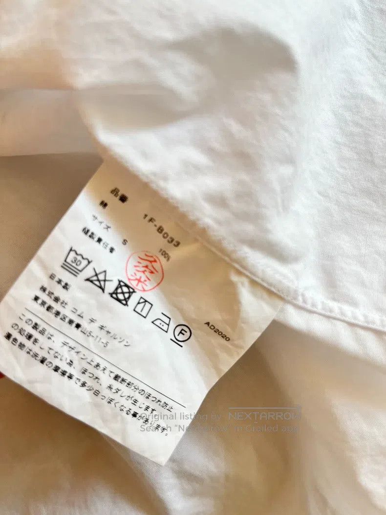 Comme des Garcons Comme Des Garcons Shirt with chest pocket, round neck, sho Size S / US 4 / IT 40 - 6 Thumbnail