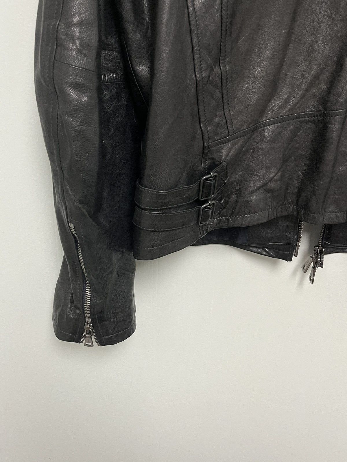 John Varvatos Zip Front Biker Jacket. 52 Size US L / EU 52-54 / 3 - 13 Thumbnail