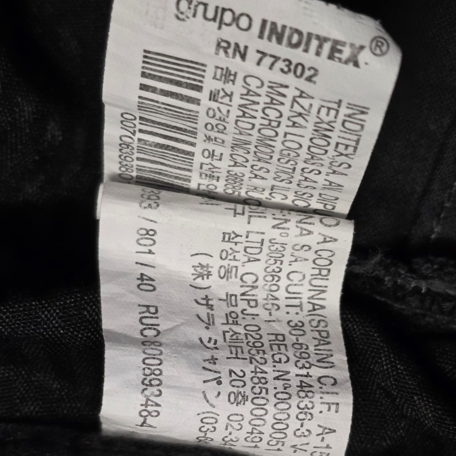 Zara Zara Man Modern Flat Front Pants Men’s 31 Black Slim Fit Size US 31 - 6 Thumbnail