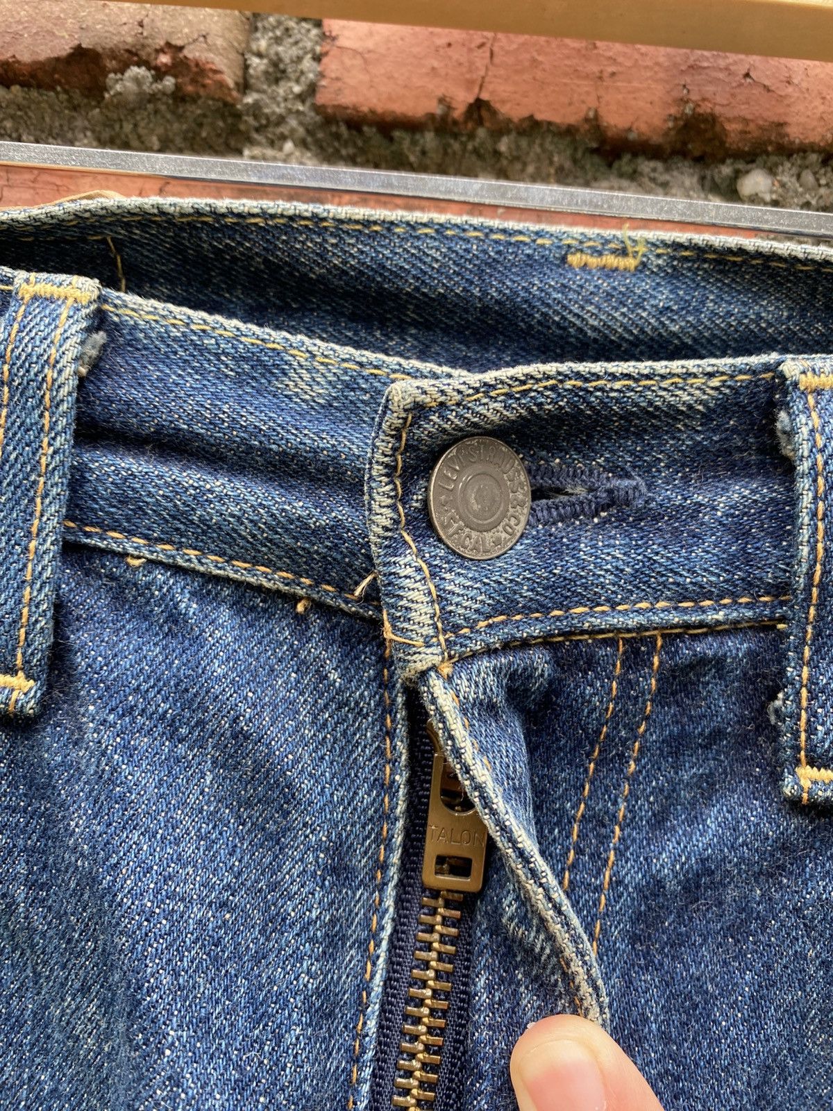 Levi's Vintage Clothing W30x29 Vintage levi's 502 Redline big E made in JAPAN Size US 30 / EU 46 - 5 Thumbnail