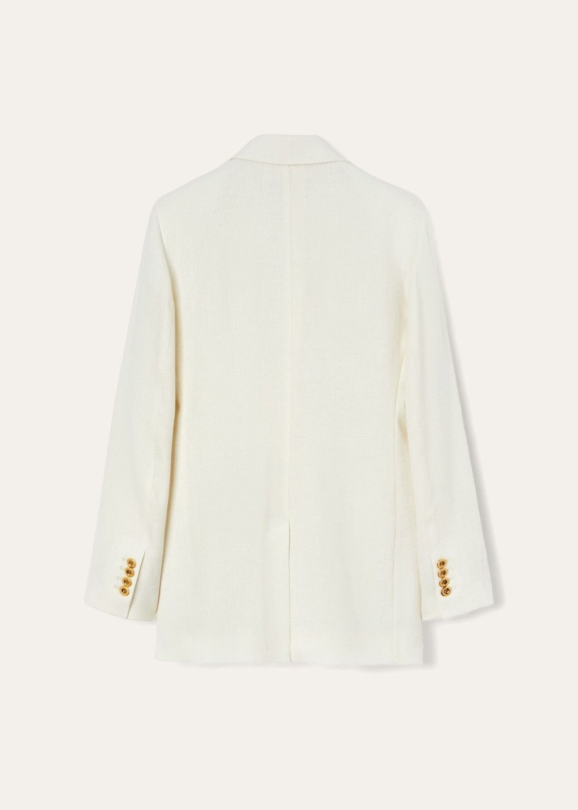 Loro Piana o1srvl11e1125 FAN2258 Jamilla Jacket in White Size M / US 6-8 / IT 42-44 - 2 Thumbnail