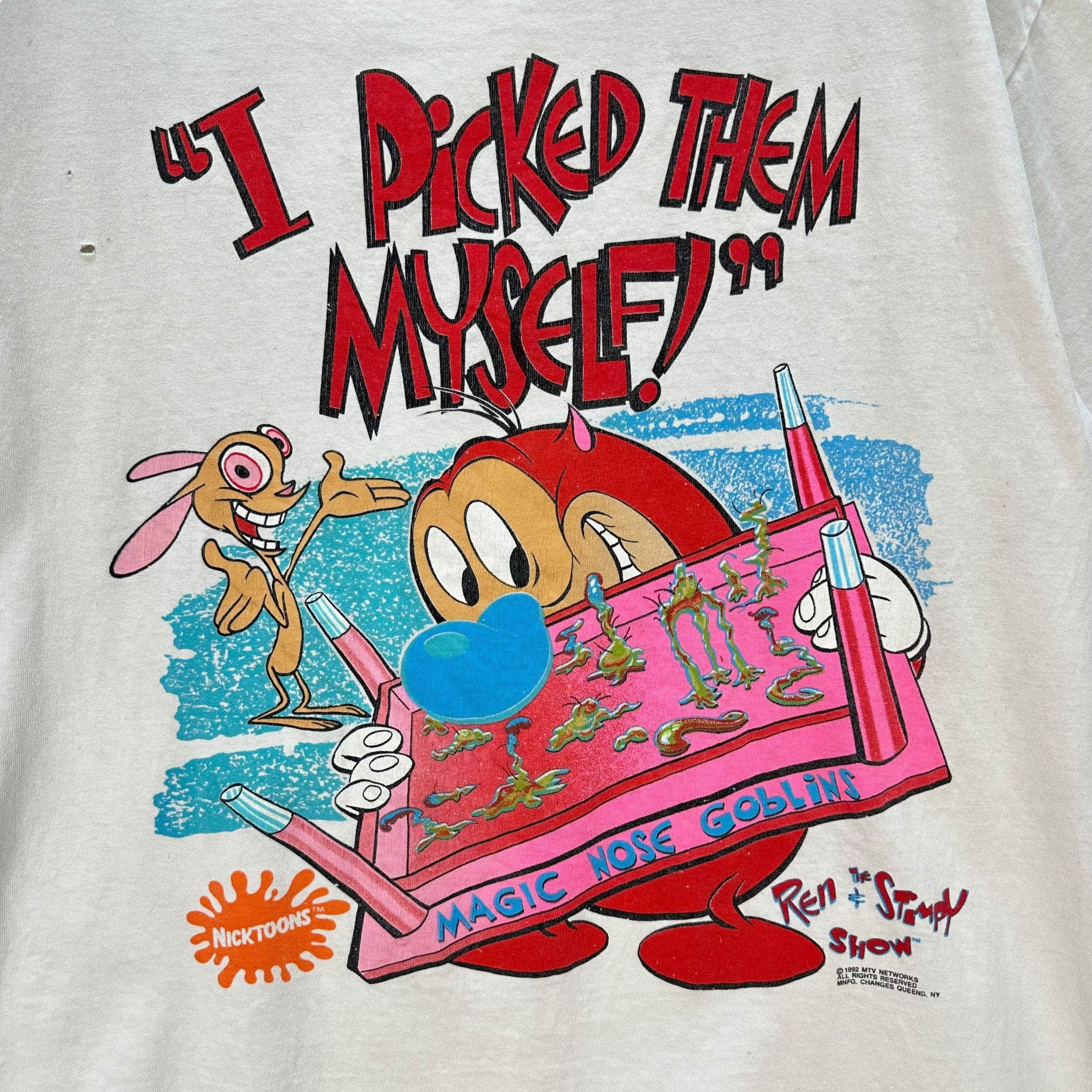 Nickelodeon Vintage 90's THE REN & STIMPY SHOW Graphic T Shirt #A80-1929 Size US XL / EU 56 / 4 - 3 Thumbnail