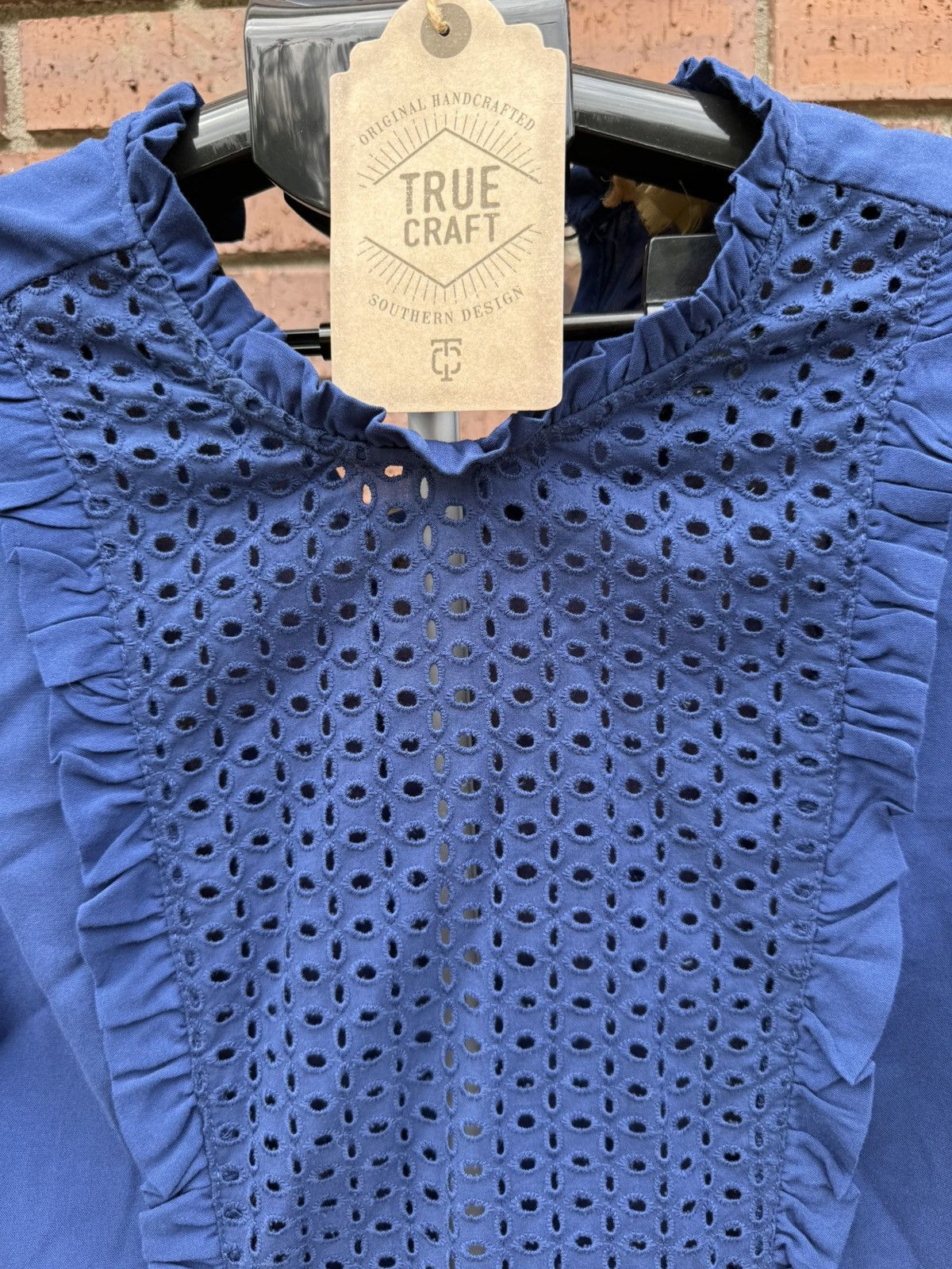 Other True Craft Young Contemporary Faded Isle Peasant Blouse Size M / US 6-8 / IT 42-44 - 4 Thumbnail
