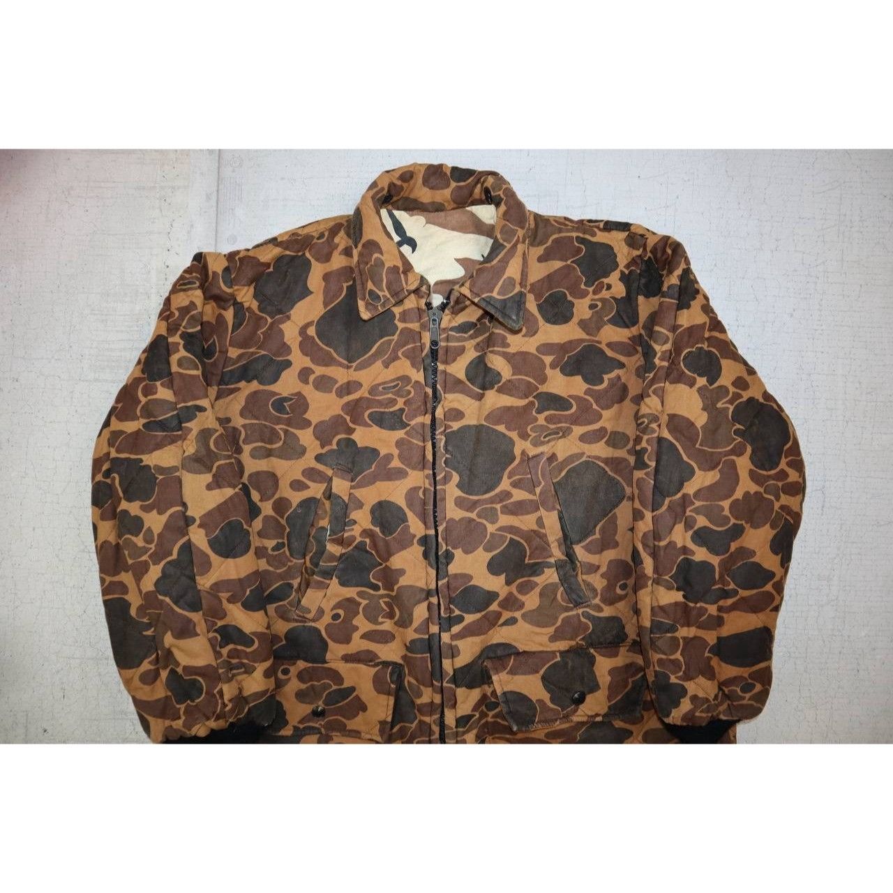 Vintage Vintage Hunting & Army Jacket Lot (9) Camo Field Reversible Size US XL / EU 56 / 4 - 6 Thumbnail