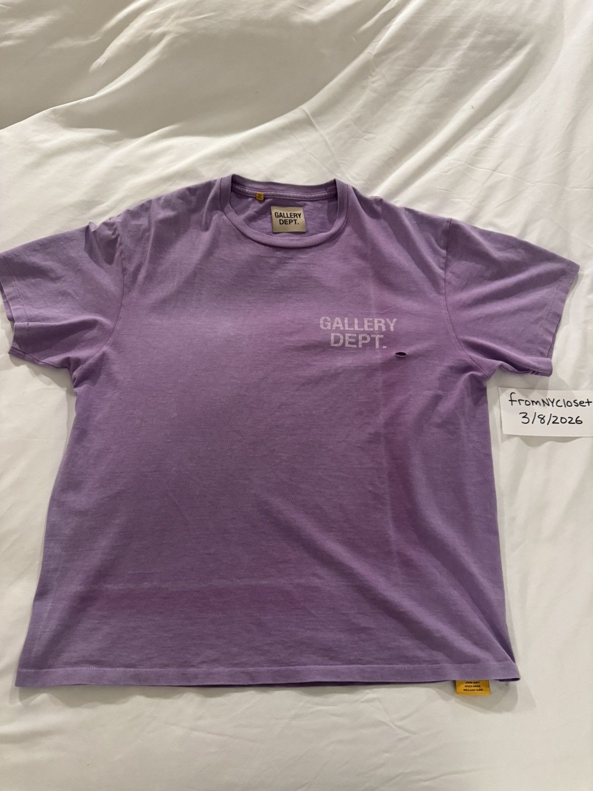 Gallery Dept. Gallery Dept purple short sleeve Size US L / EU 52-54 / 3 - 1 Thumbnail