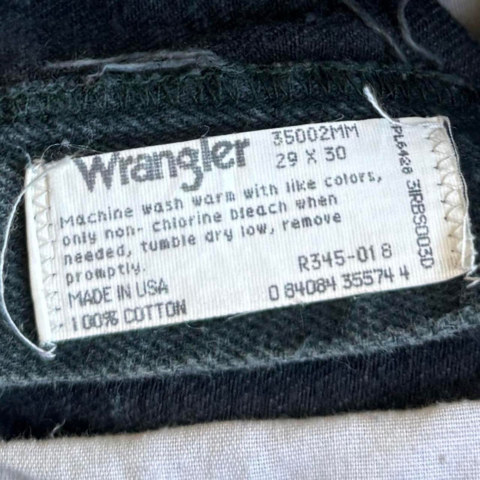 Vintage × Wrangler Wrangler Made In USA Teal Wash Slim Denim Jeans Size US 28 / EU 44 - 4 Thumbnail