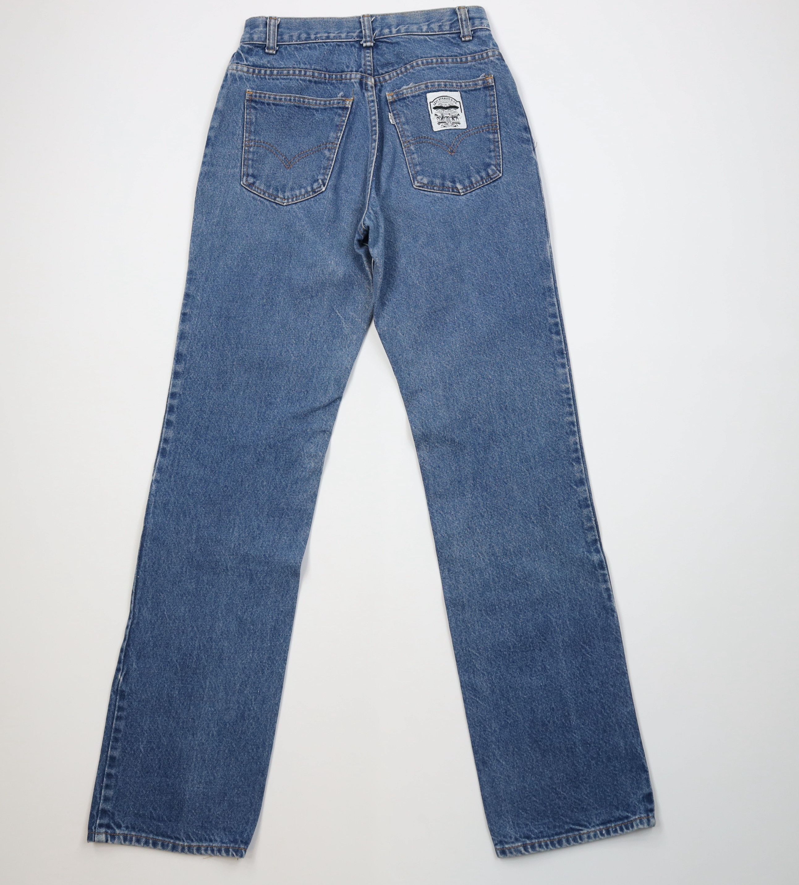 Levi's Vintage 70s 80s Levis Relaxed Fit Straight Leg Jeans USA Size 34" / US 12 / IT 48 - 11 Thumbnail