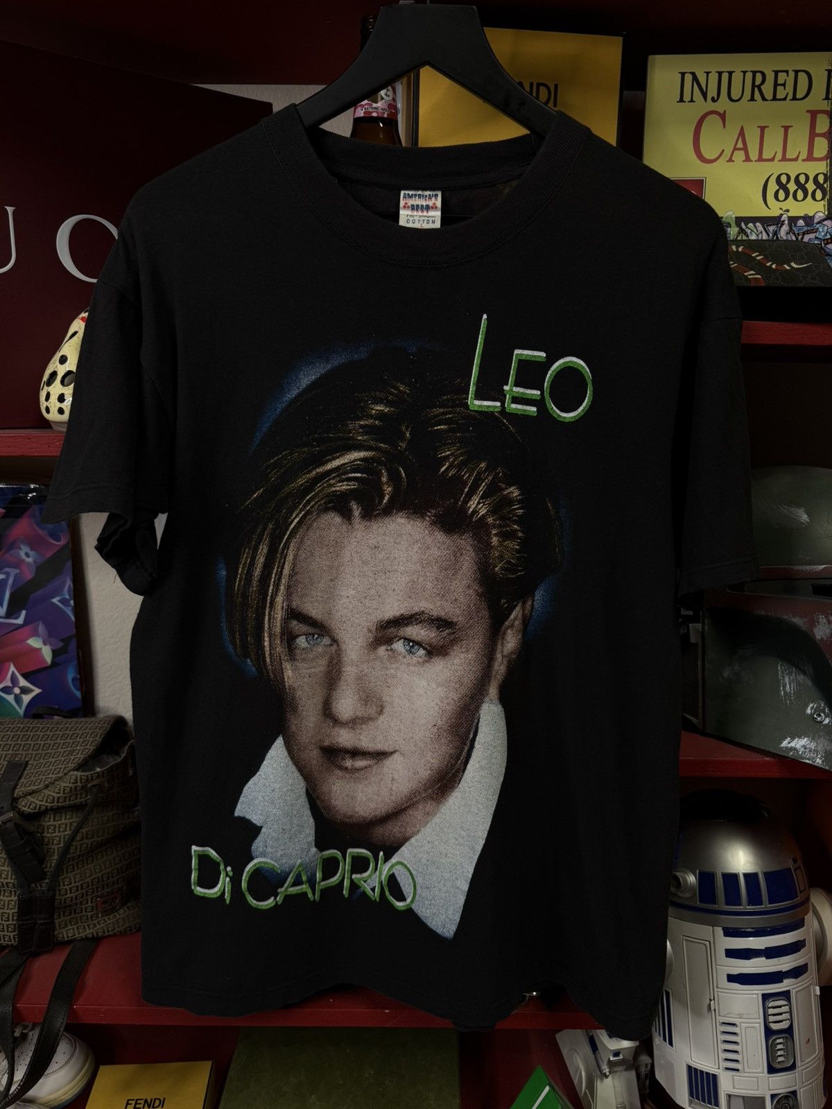 Vintage Vintage 90’s Leonardo Dicaprio T-Shirt Vtg Titanic Medium Size US M / EU 48-50 / 2 - 6 Thumbnail