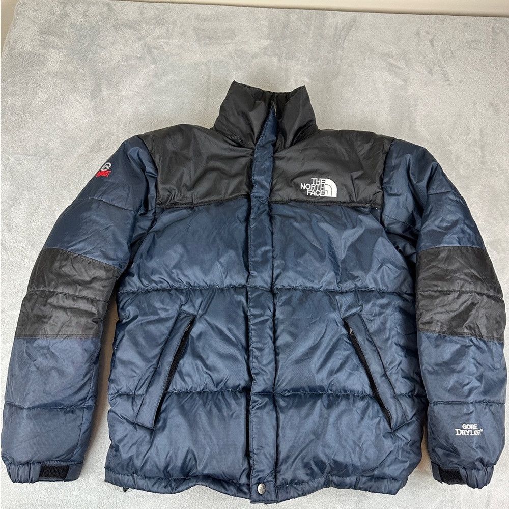 The North online Face Summit Series 700 Down Fill Puffer Jacket Mens Medium Blue