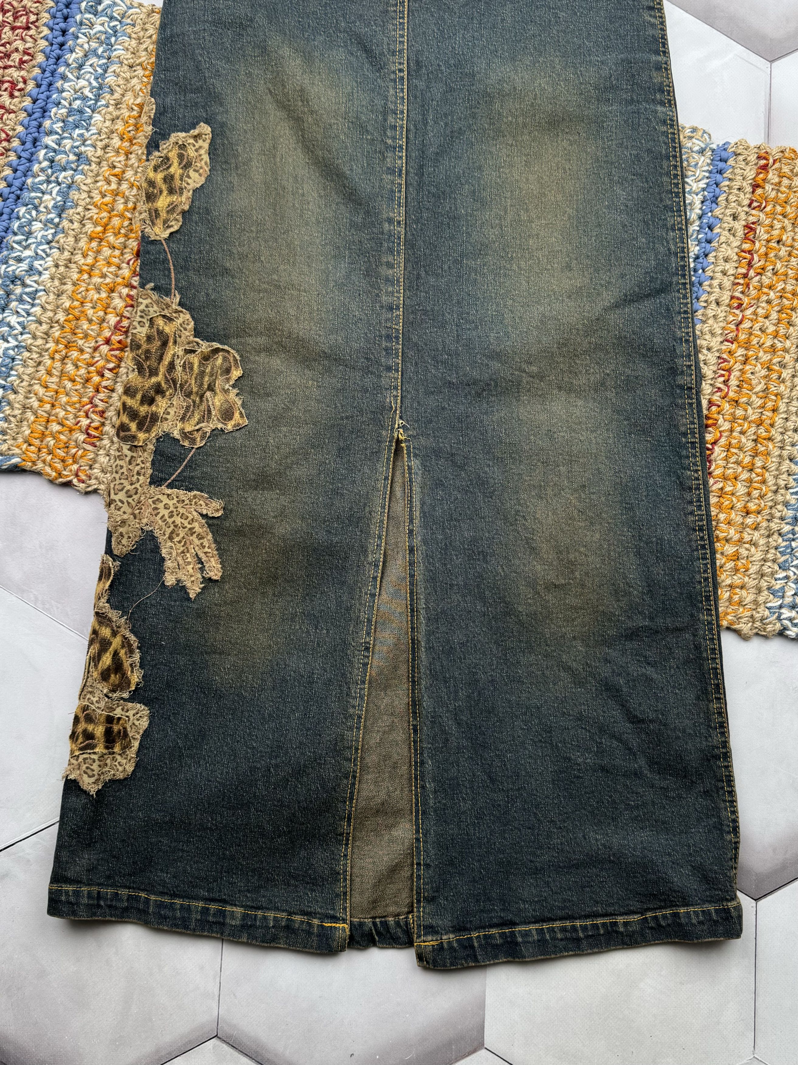 Japanese Brand Vintage Faded Skirt (E4) Size 27" / US 4 / IT 40 - 7 Thumbnail