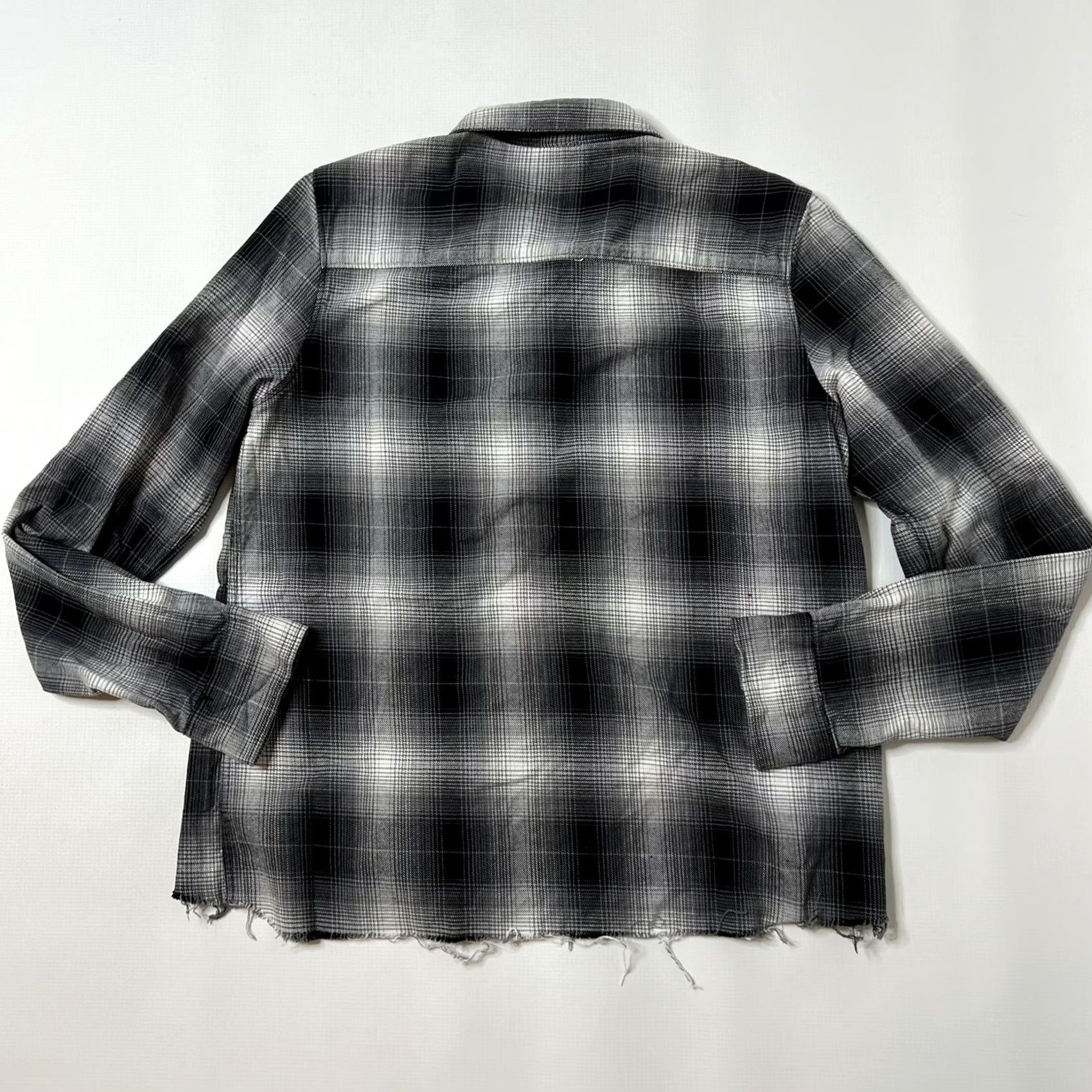 Fox Racing Fox Racing Moto-X Flannel Button-Up Shirt Womens Medium L/S Black Plaid Size M / US 6-8 / IT 42-44 - 2 Thumbnail