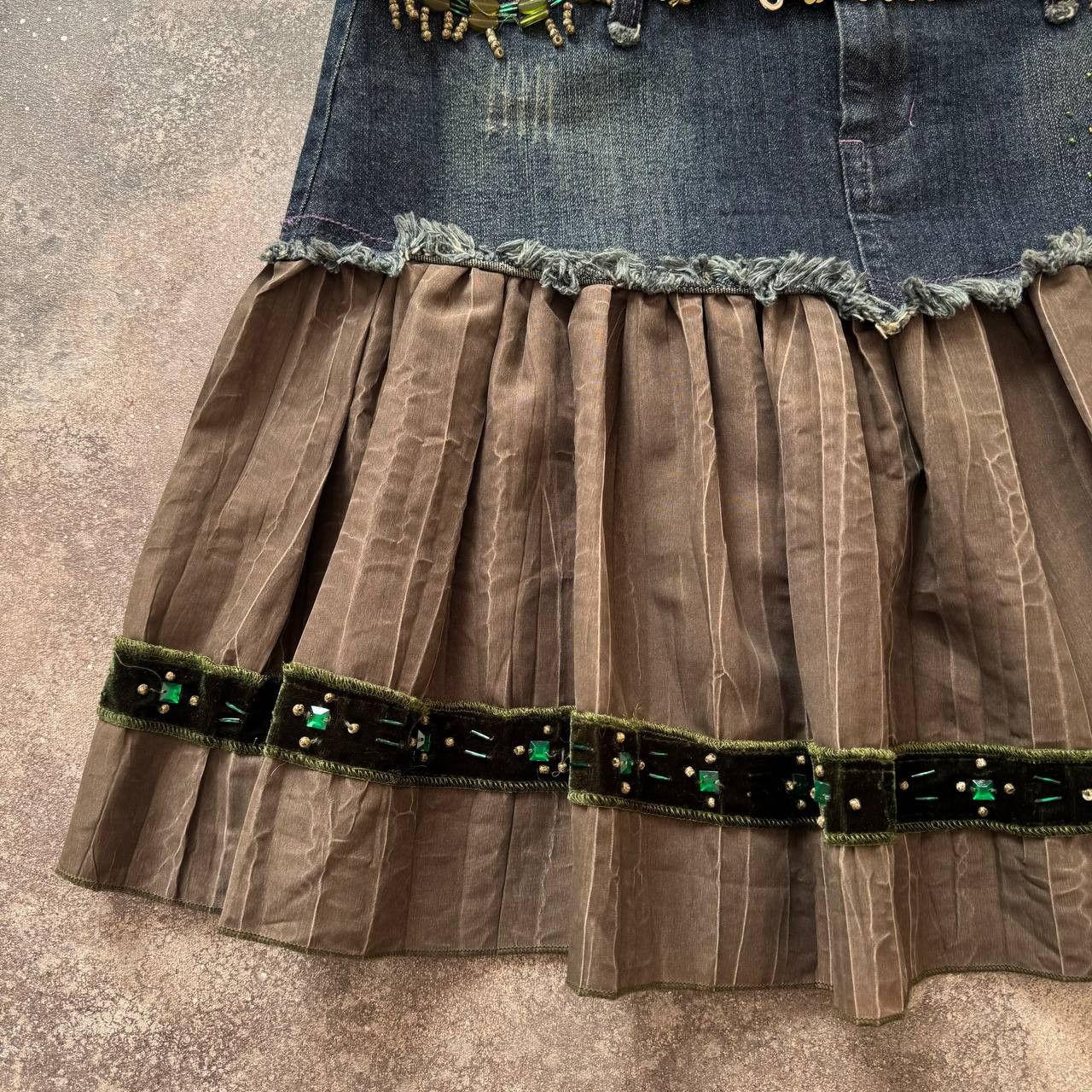 Hysteric Glamour Avant-Garde Vintage Super Pleated Y2K Skirt Size 28" / US 6 / IT 42 - 5 Thumbnail