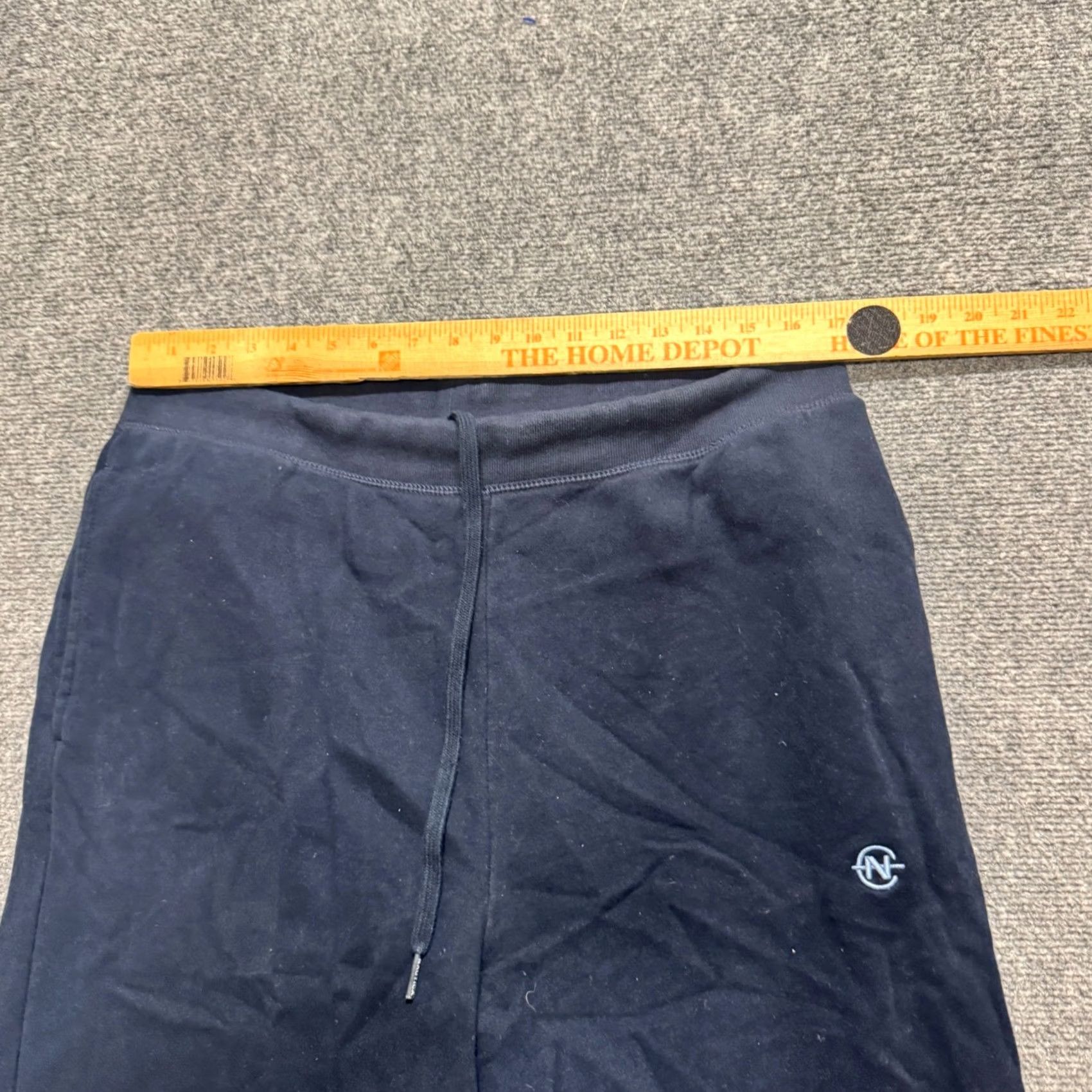 Nautica Nautica Competition Sweatpants Men XL Navy Blue Wide Leg Y2K Cotton Blend Size US 36 / EU 52 - 5 Thumbnail