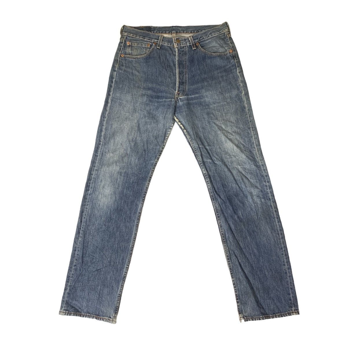 Rare Design Vintage Levi’s 501 Distressed Denim