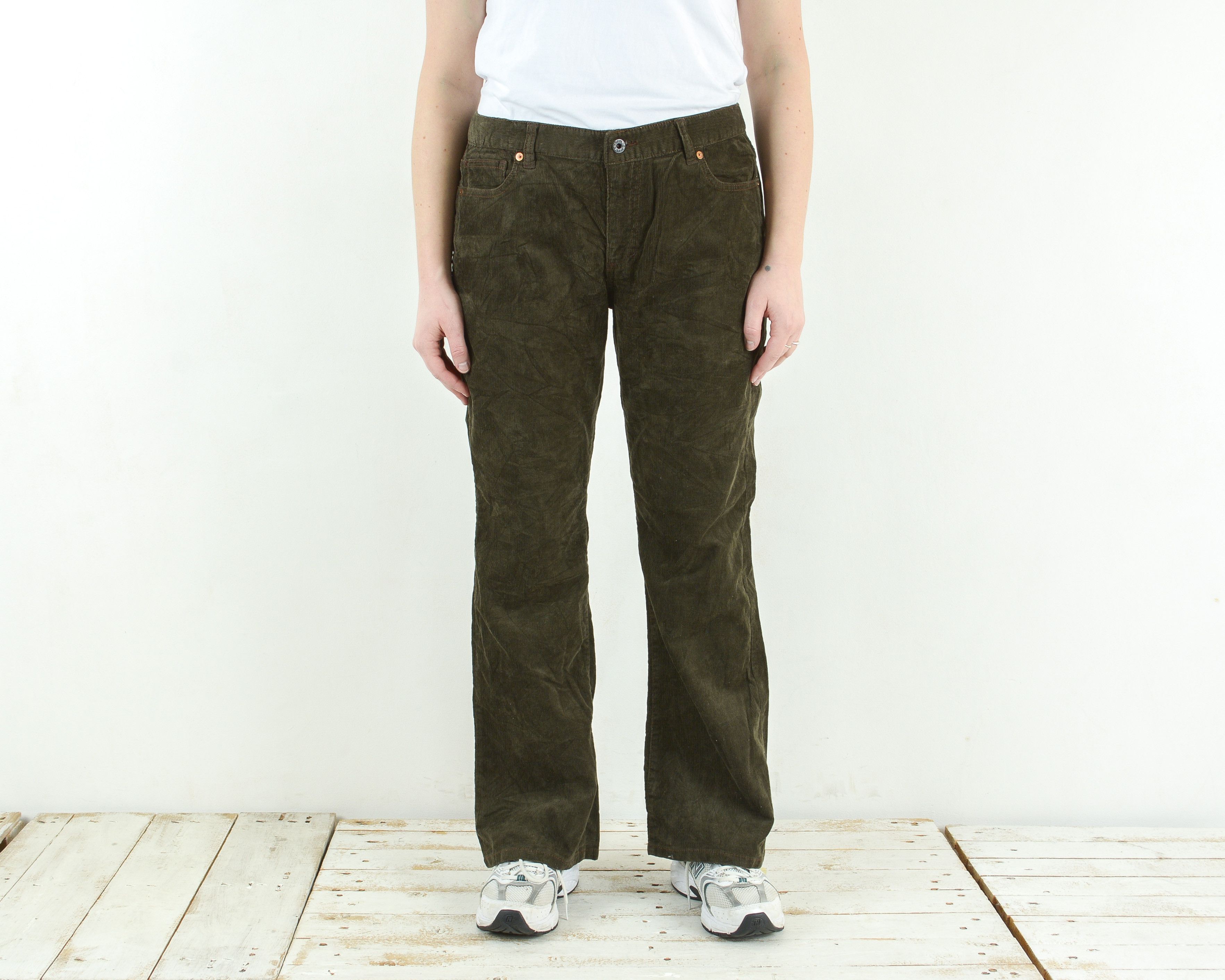 Polo Ralph Lauren POLO JEANS US 14 L30 Corduroy Pants Bootcut Trousers UK 18 Size 36" / US 14 / IT 50 - 1 Thumbnail