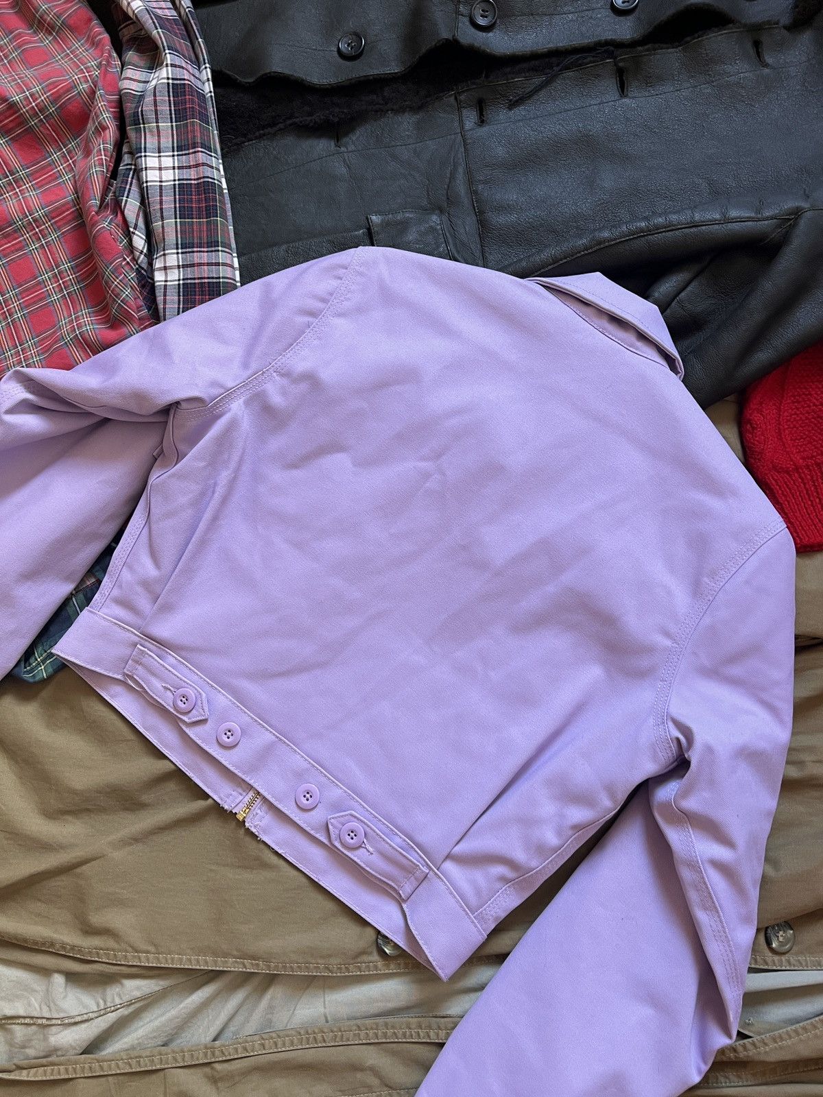 Dickies Cropped Dickies Pink Workwear Skating Jacket Carhartt Style Size XS / US 0-2 / IT 36-38 - 10 Thumbnail