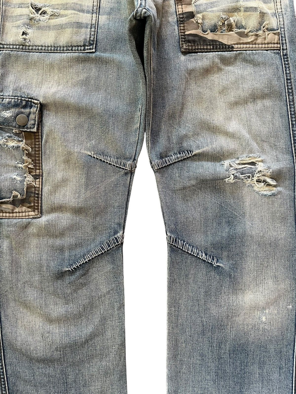 Edwin Vintage Japanese Mud Wash Army Cargo Distress Loose Jeans Size US 30 / EU 46 - 3 Thumbnail