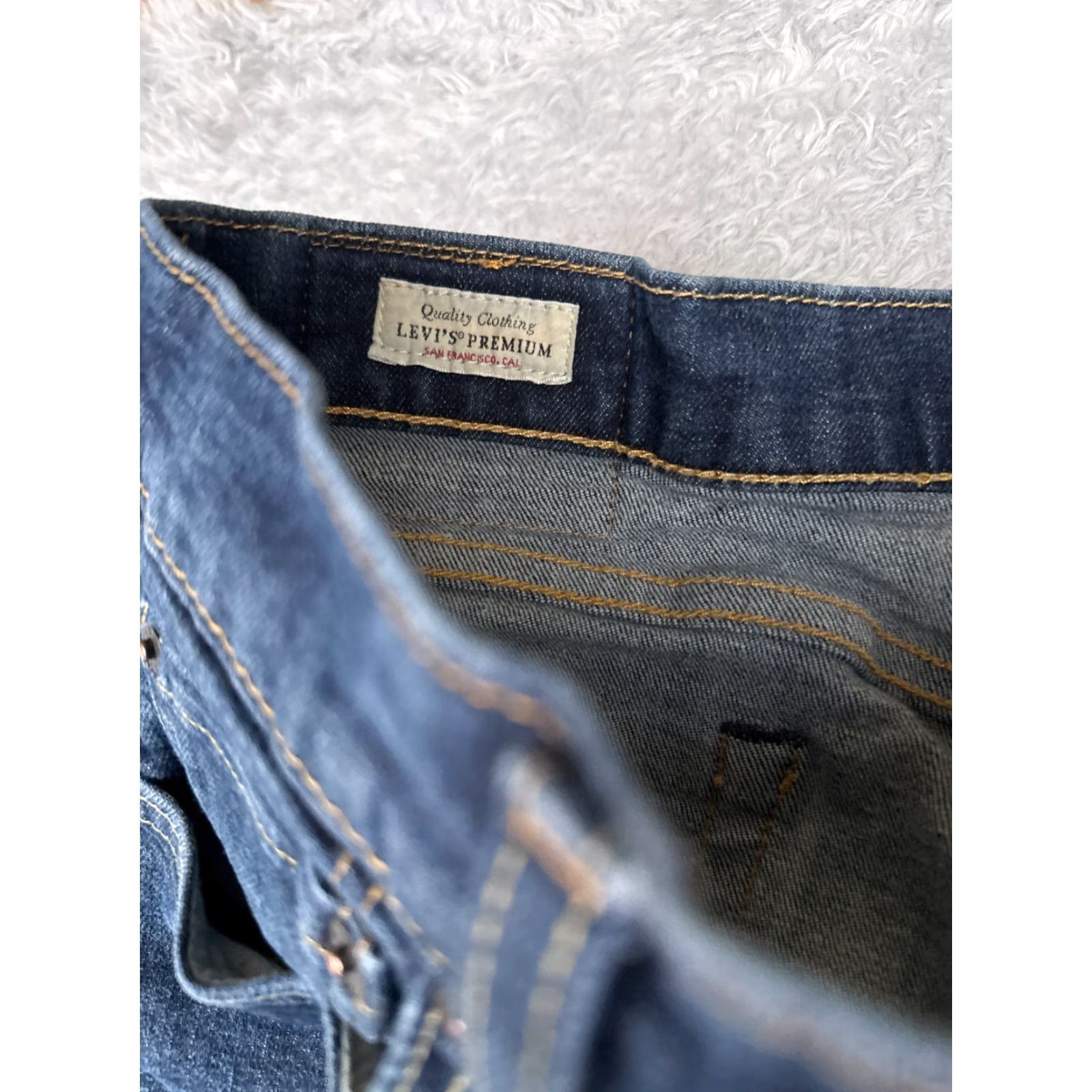 Levi's Levis Jeans Adult 32 Blue Denim Skinny 510 Premium Big E Dark Wash Cotton 30x29 Size US 32 / EU 48 - 6 Thumbnail
