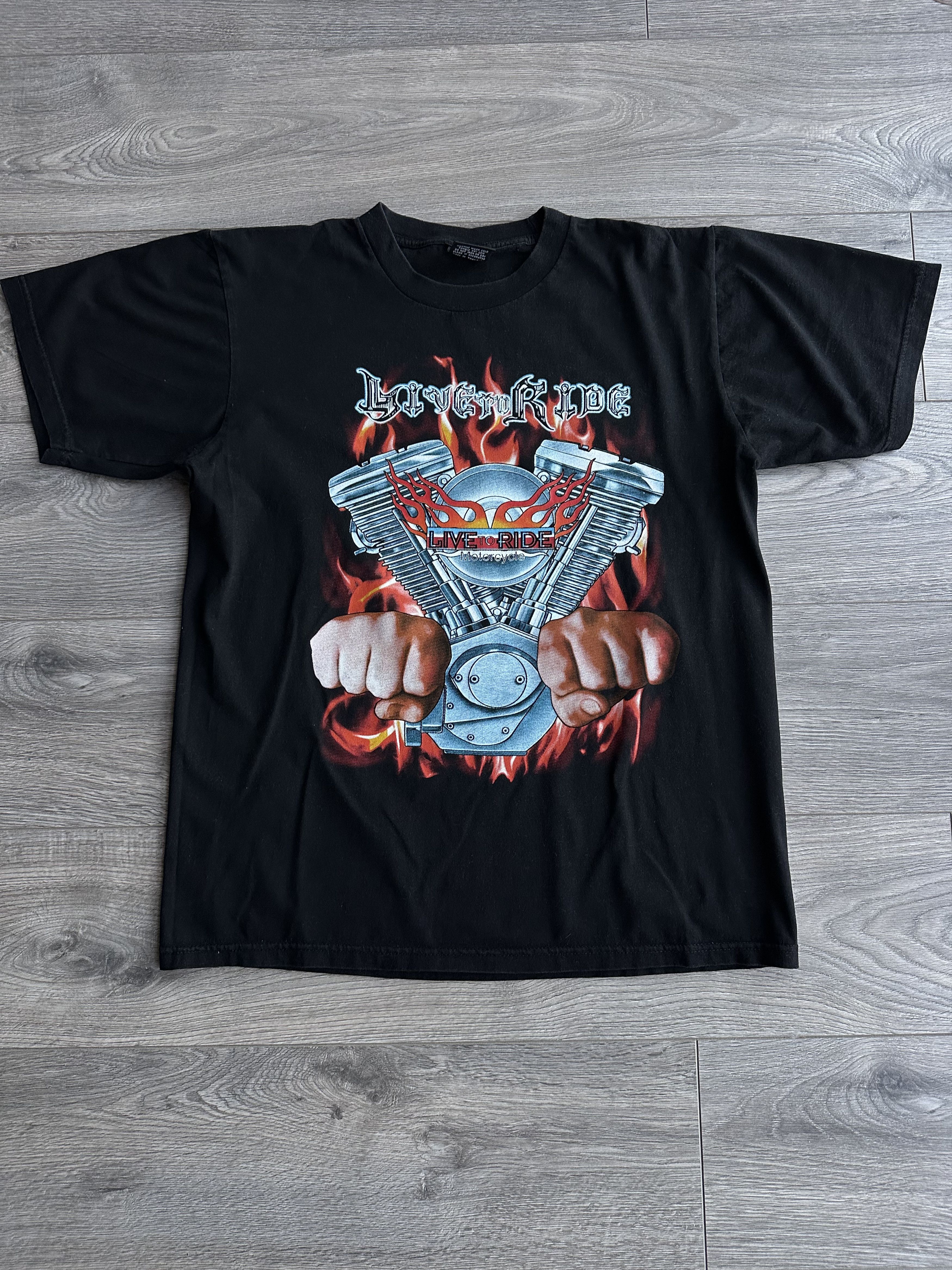 Vintage Life to ride choppers vintage t shirt Size US L / EU 52-54 / 3 - 1 Thumbnail