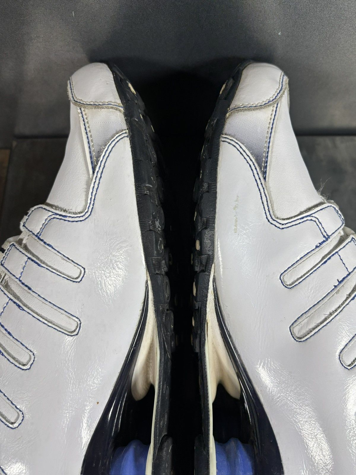 Nike 2008 Nike Shox NZ EU Patent Leather Vintage Y2K 325201-141 Size US 11 / EU 44 - 16 Thumbnail