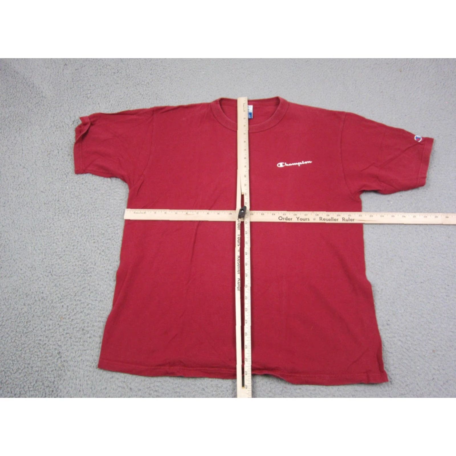 Champion Vintage Champion Shirt Mens L Red Short Sleeve 90s Logo Crew Neck Athletic Classic T-Shirt Size US L / EU 52-54 / 3 - 5 Thumbnail