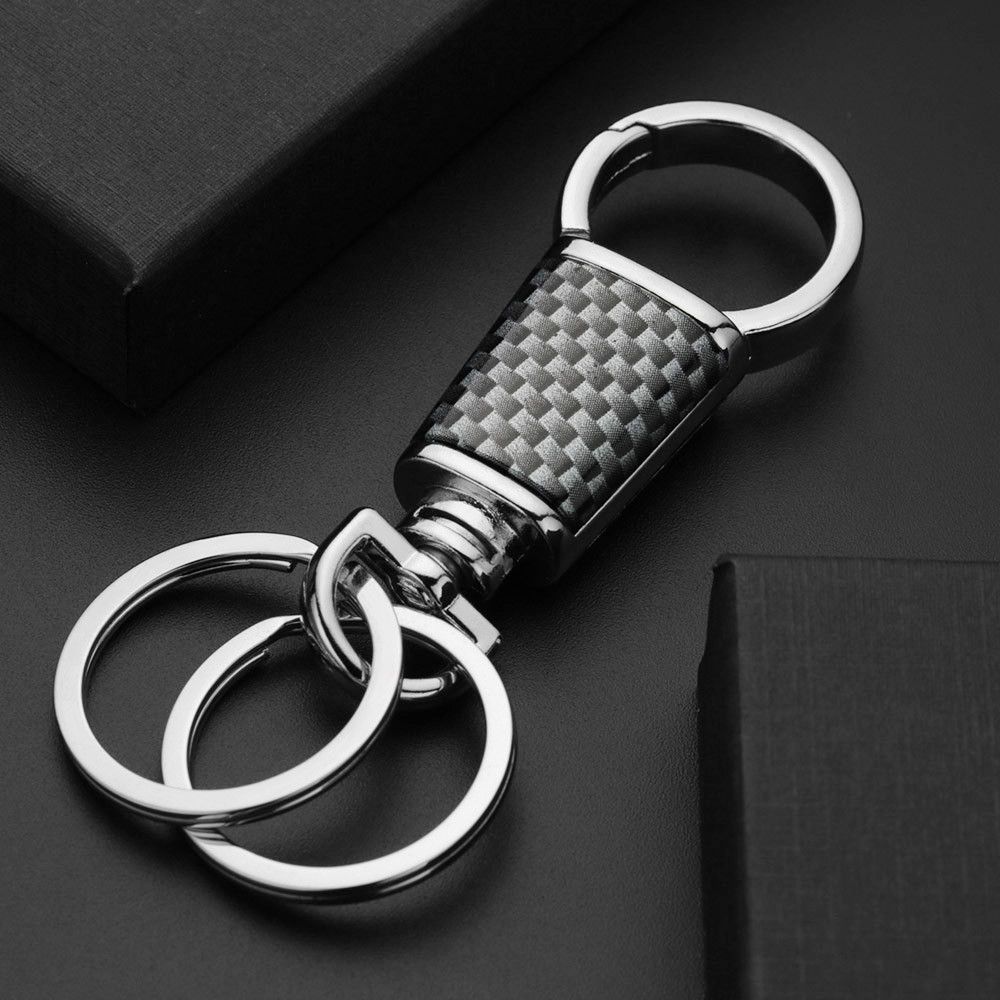 Jewelry Keyring Double Switch Keychain Size ONE SIZE - 1 Thumbnail