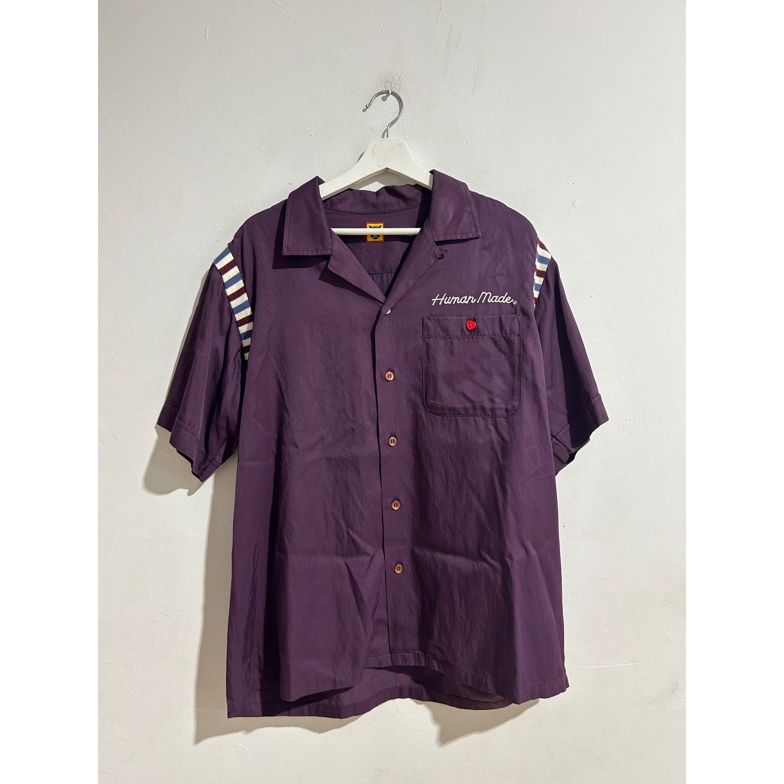 Human Made HUMAN MADE BOWLING BUTTON UP PURPLE SIZE LARGE PREOWNED Size US L / EU 52-54 / 3 - 1 Thumbnail