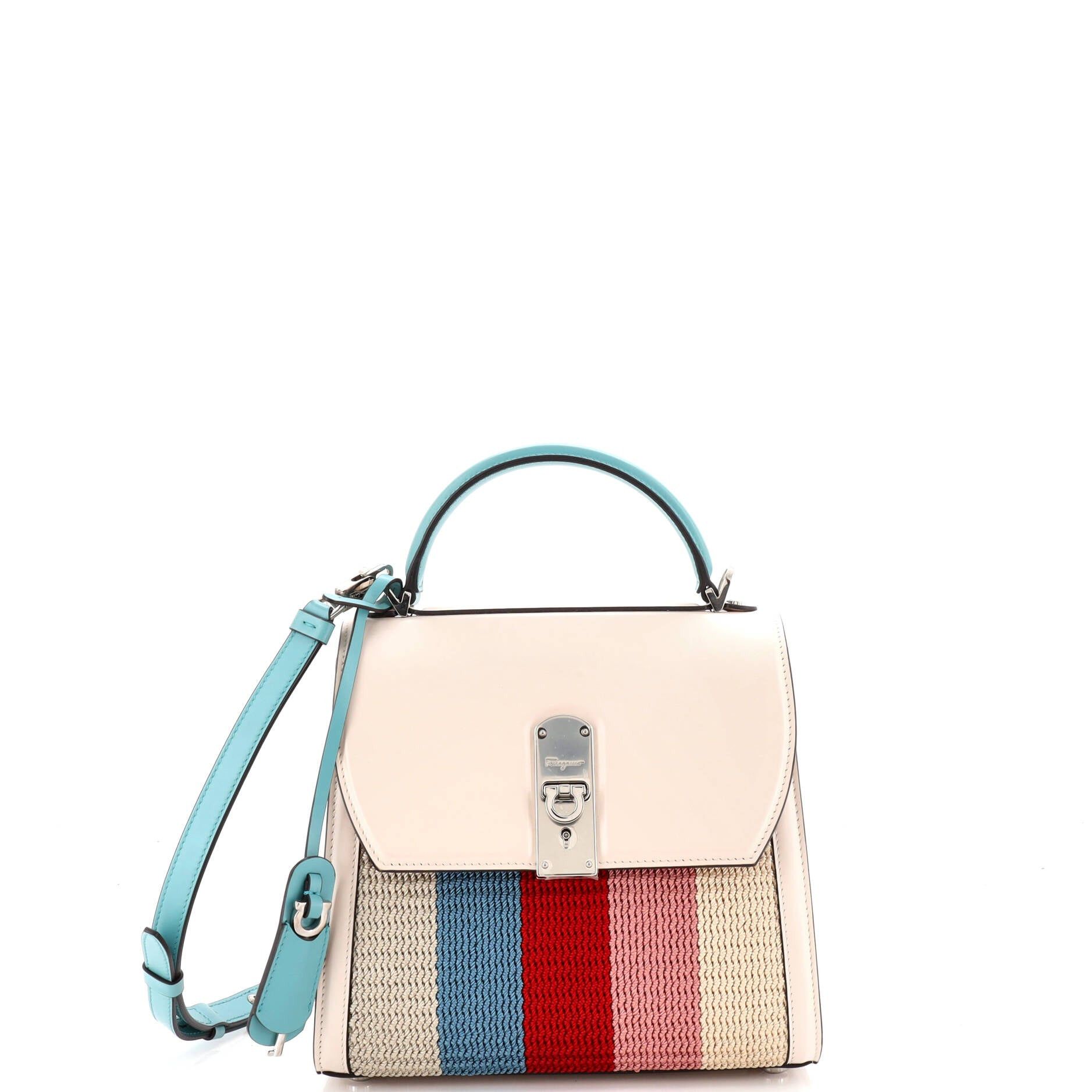 Salvatore Ferragamo Boxyz Top Handle Bag Size ONE SIZE - 1 Thumbnail