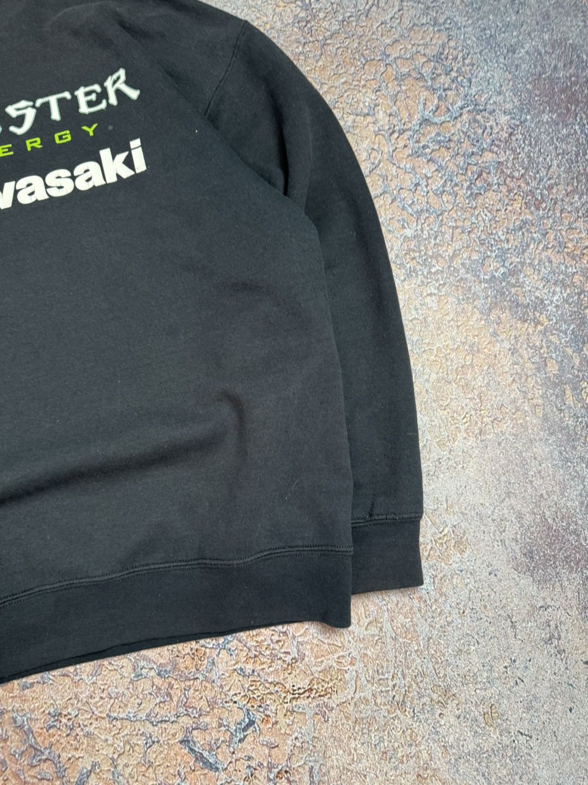 Japanese Brand Vintage⚡️ Monster Energy Kawasaki Racing Hoodie Size US L / EU 52-54 / 3 - 12 Thumbnail