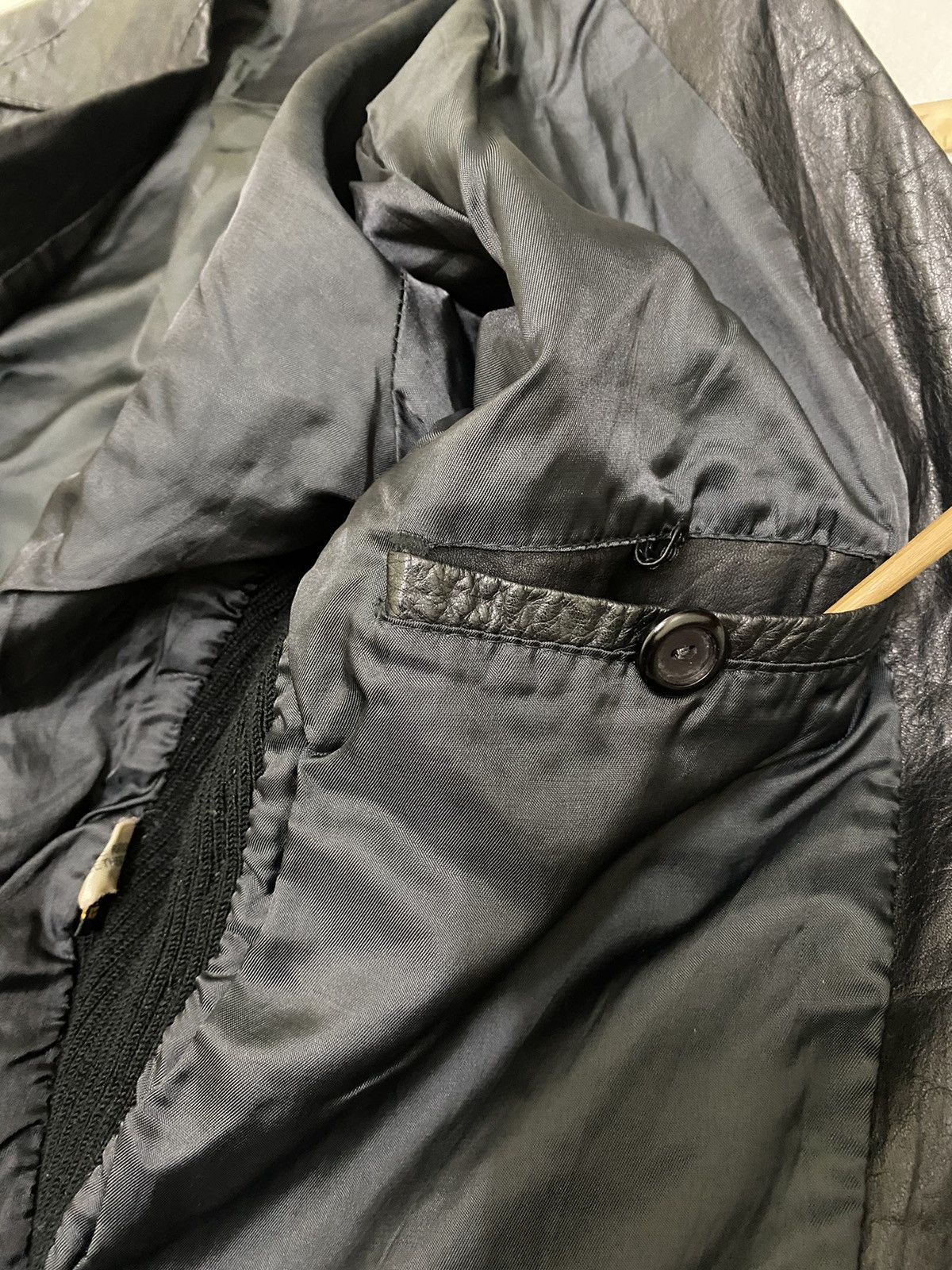 Designer × Japanese Brand × Vintage Vintage Leather Jacket early 90's Luxury Designers Size US M / EU 48-50 / 2 - 11 Thumbnail