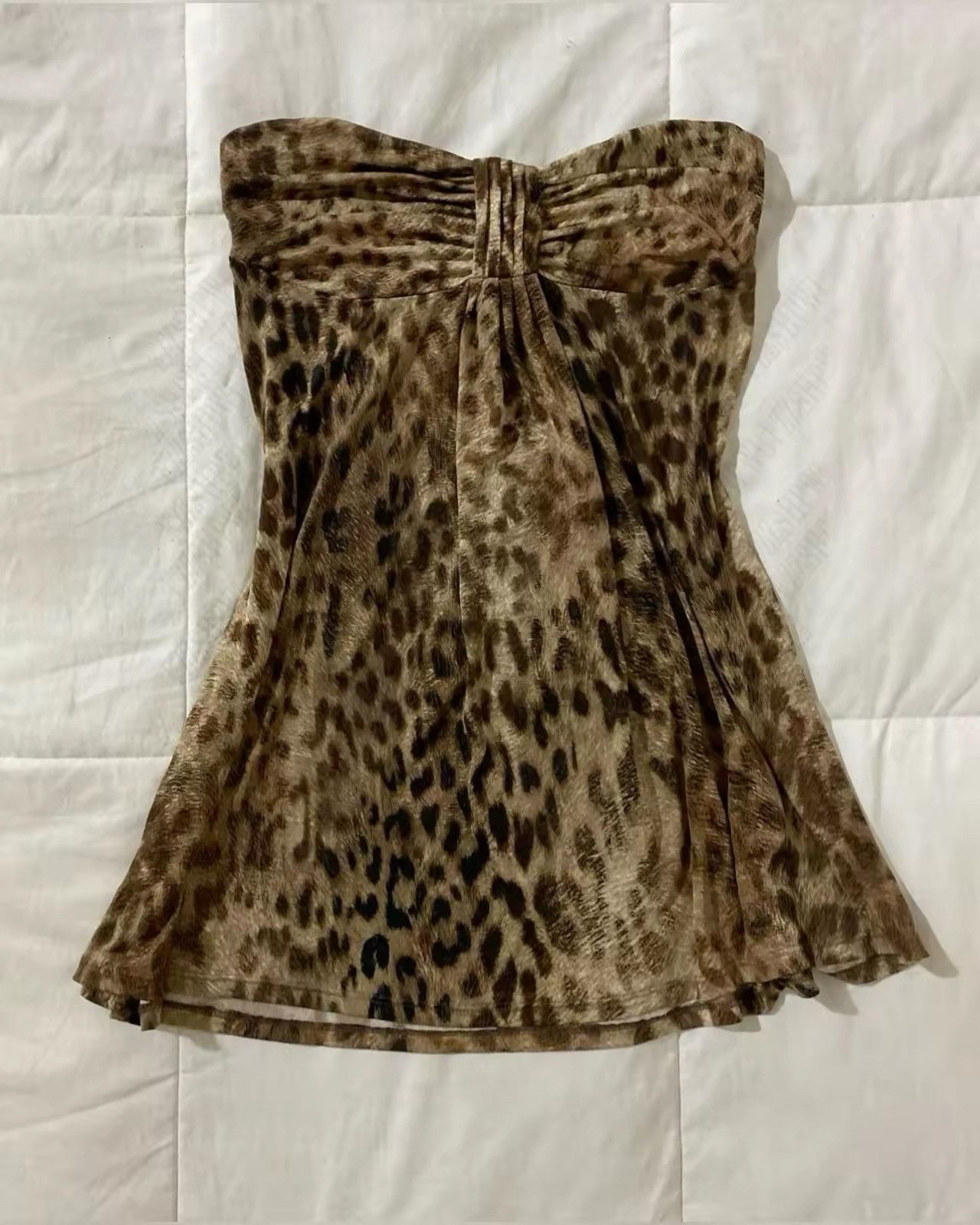 Retro Vintage 90’s Leopard Sexy Women Tube Top