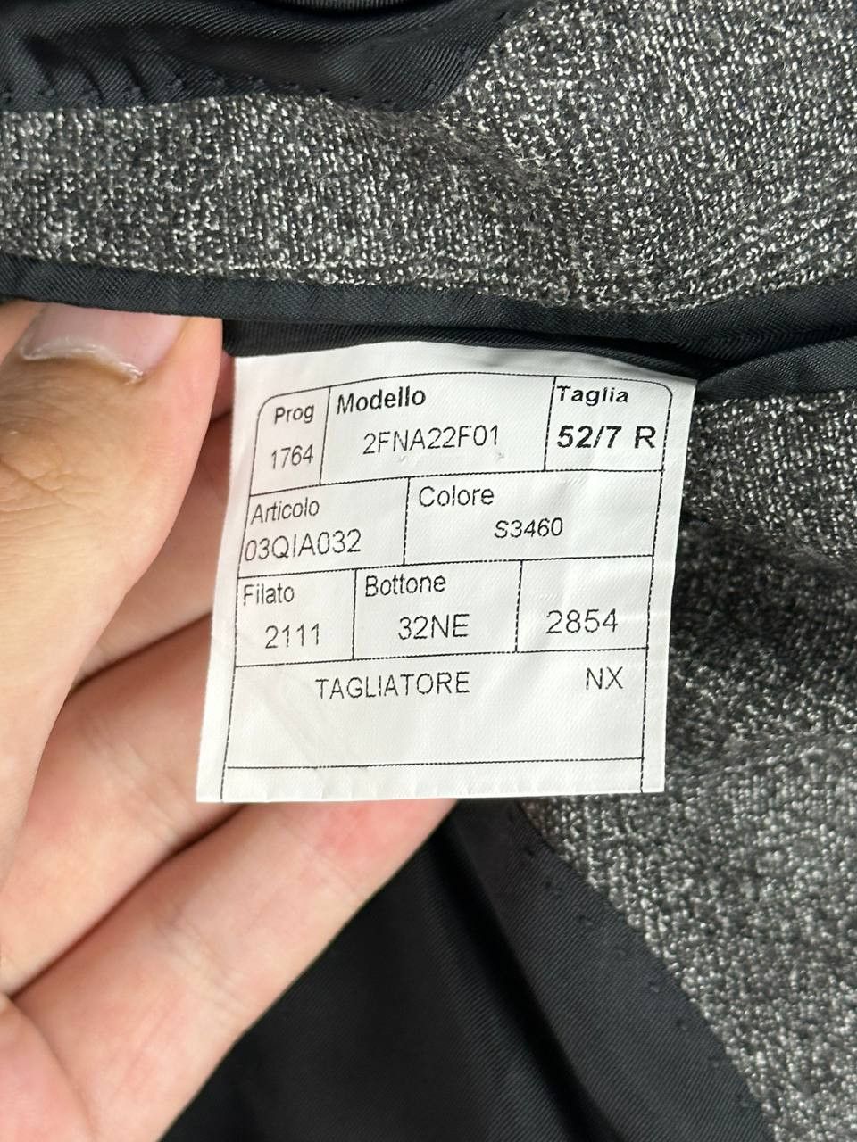 Tagliatore Tagliatore Virgin Wool Grey Checkered Blazer Made In Italy Size 52R - 15 Thumbnail