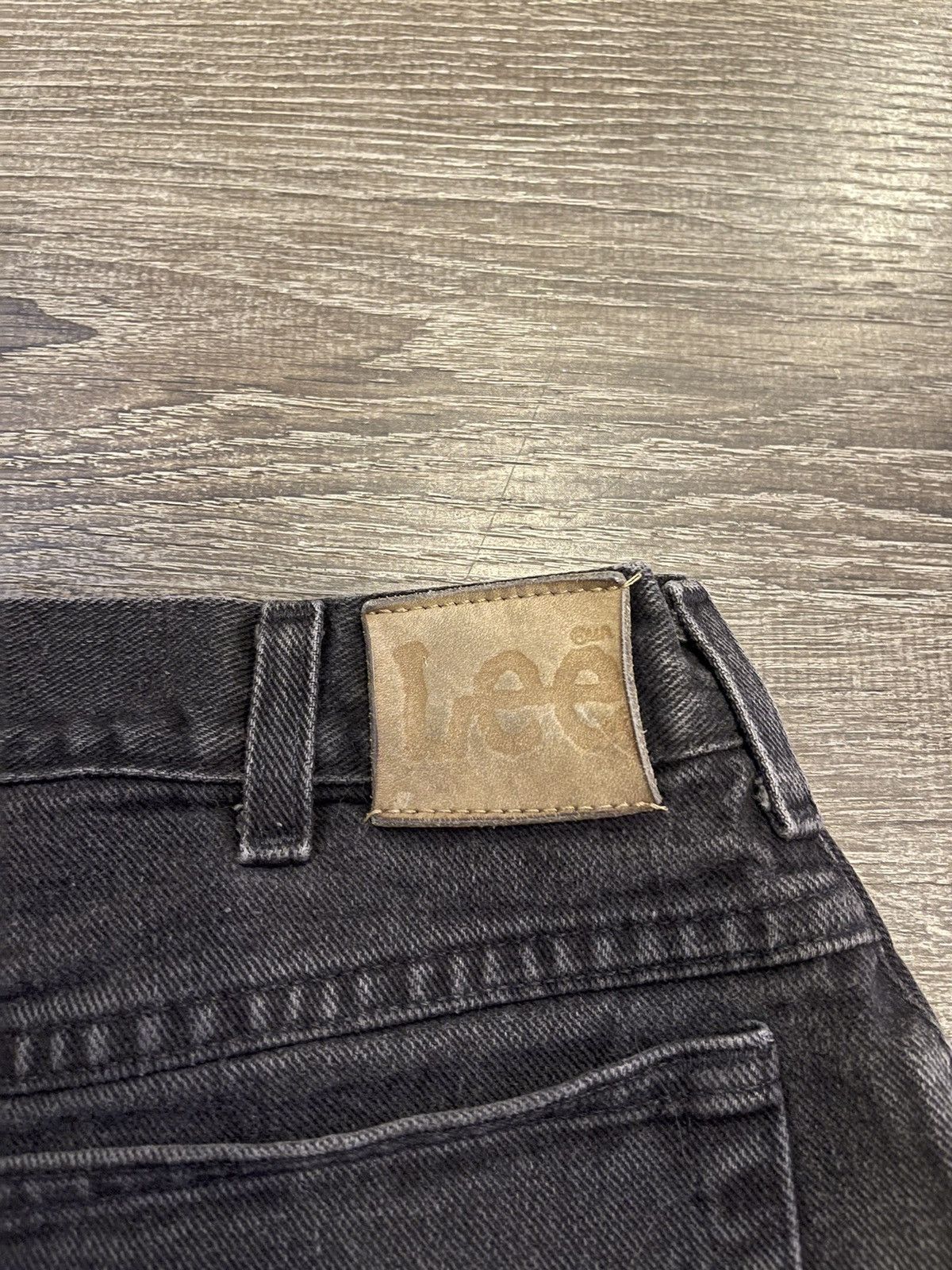 Lee × Vintage Crazy Vintage Relaxed Lee Black Jeans Size US 33 - 6 Thumbnail