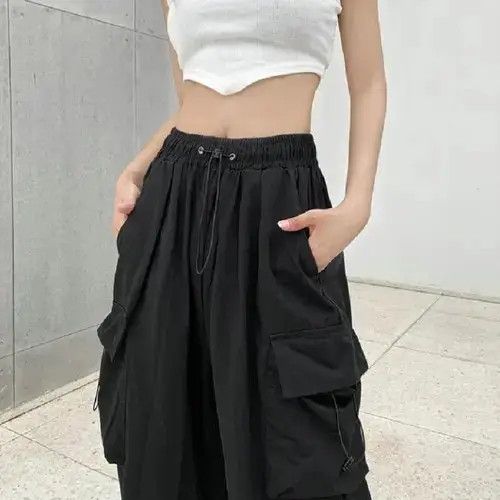 Japanese Brand Women's Pants Casual Joggers Tech Cargo Size 34" / US 12 / IT 48 - 3 Thumbnail
