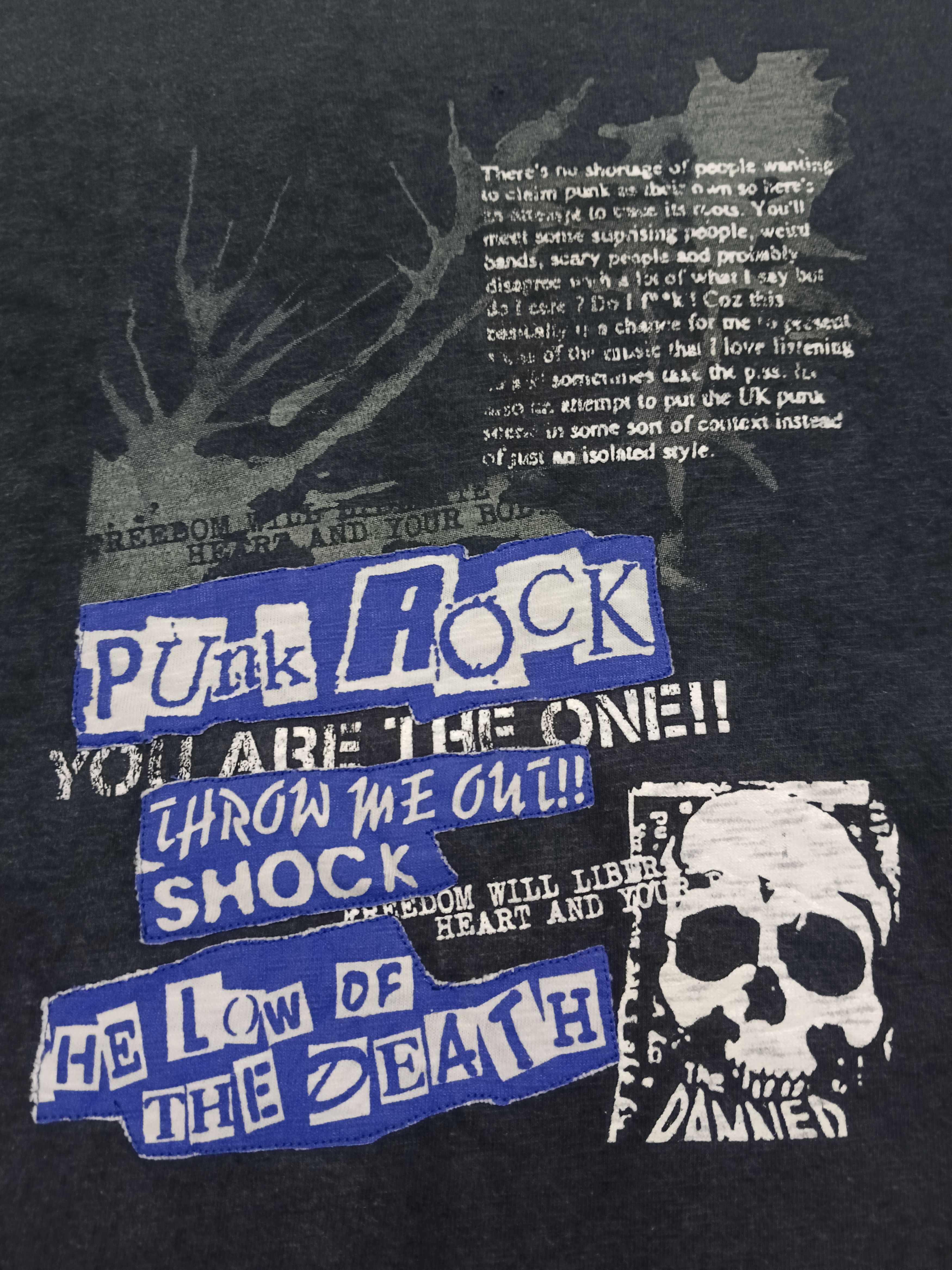 Band Tees DISTRESSED PUNK ROCK THE DAMMED Size US M / EU 48-50 / 2 - 2 Thumbnail