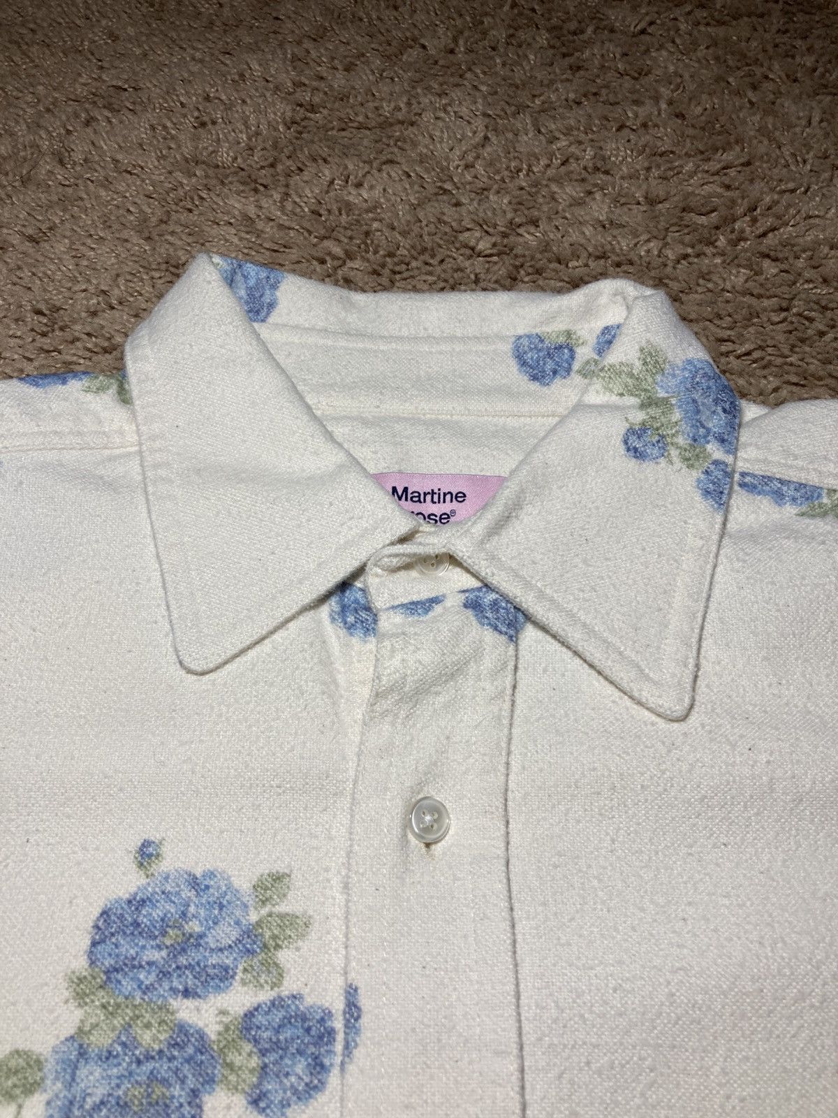 Martine Rose AW22 Martine Rose Floral Flannel Special 2022 Curtain Cloth Size US XL / EU 56 / 4 - 7 Thumbnail
