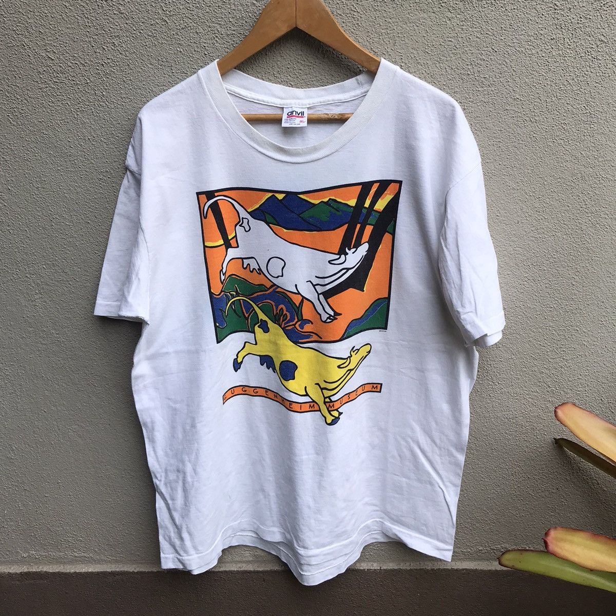 Vintage Vintage 90s FRANZ MARC pop art tee germany Size US XL / EU 56 / 4 - 1 Thumbnail