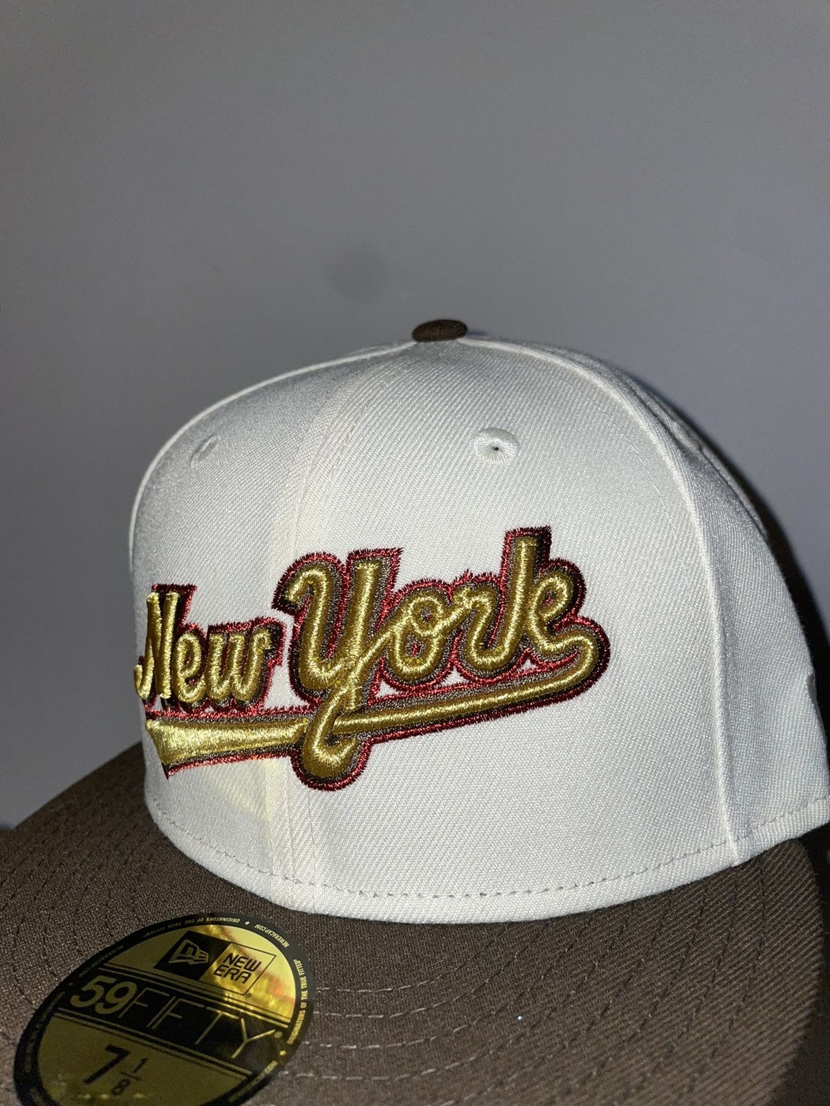 MLB New York mets 50th anniversary 59fifty size 7 1/8 brand new Size ONE SIZE - 2 Thumbnail