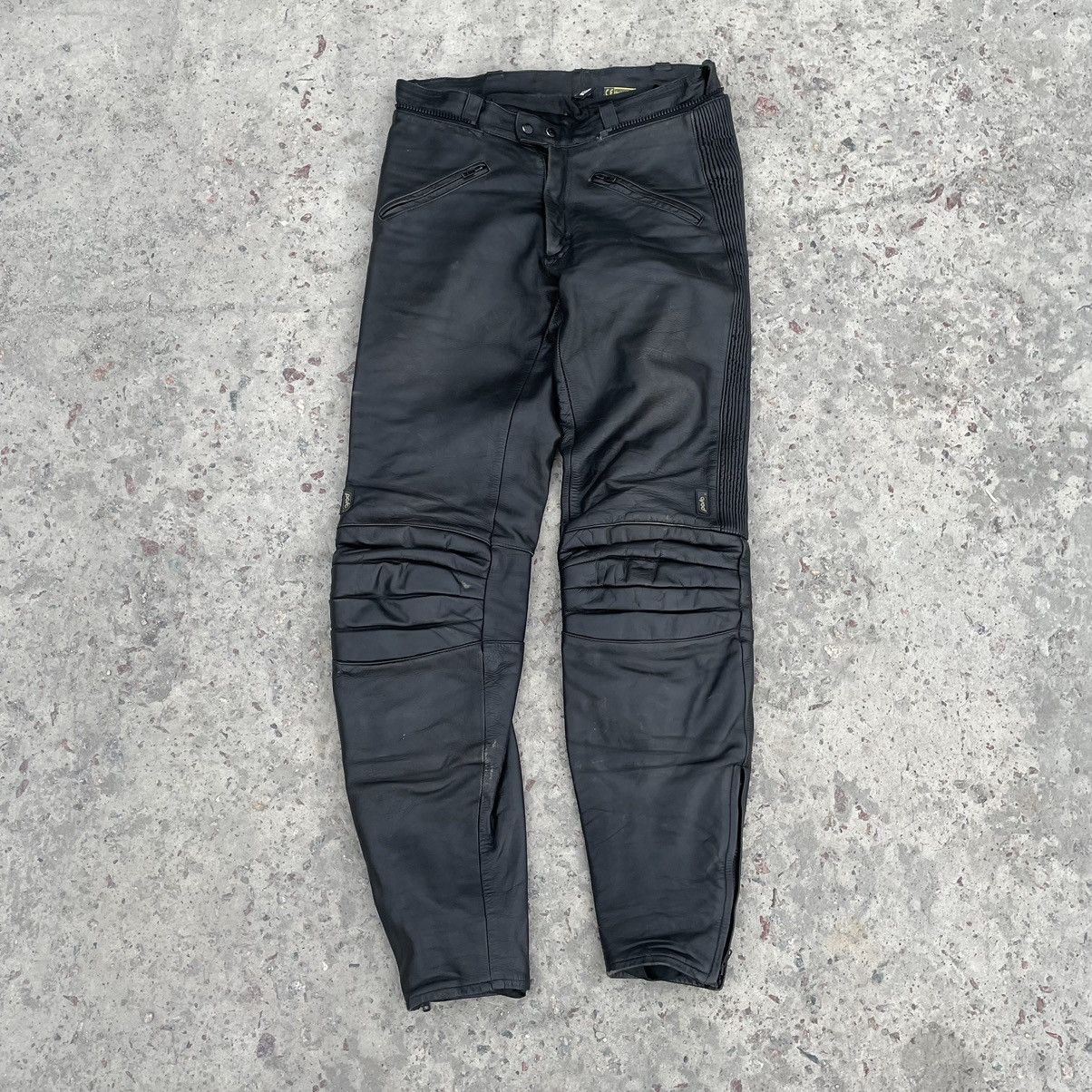 Vintage Vintage Moto Leather Pants 54 Y2K 90s USA Japan Style Size US 32 / EU 48 - 1 Thumbnail