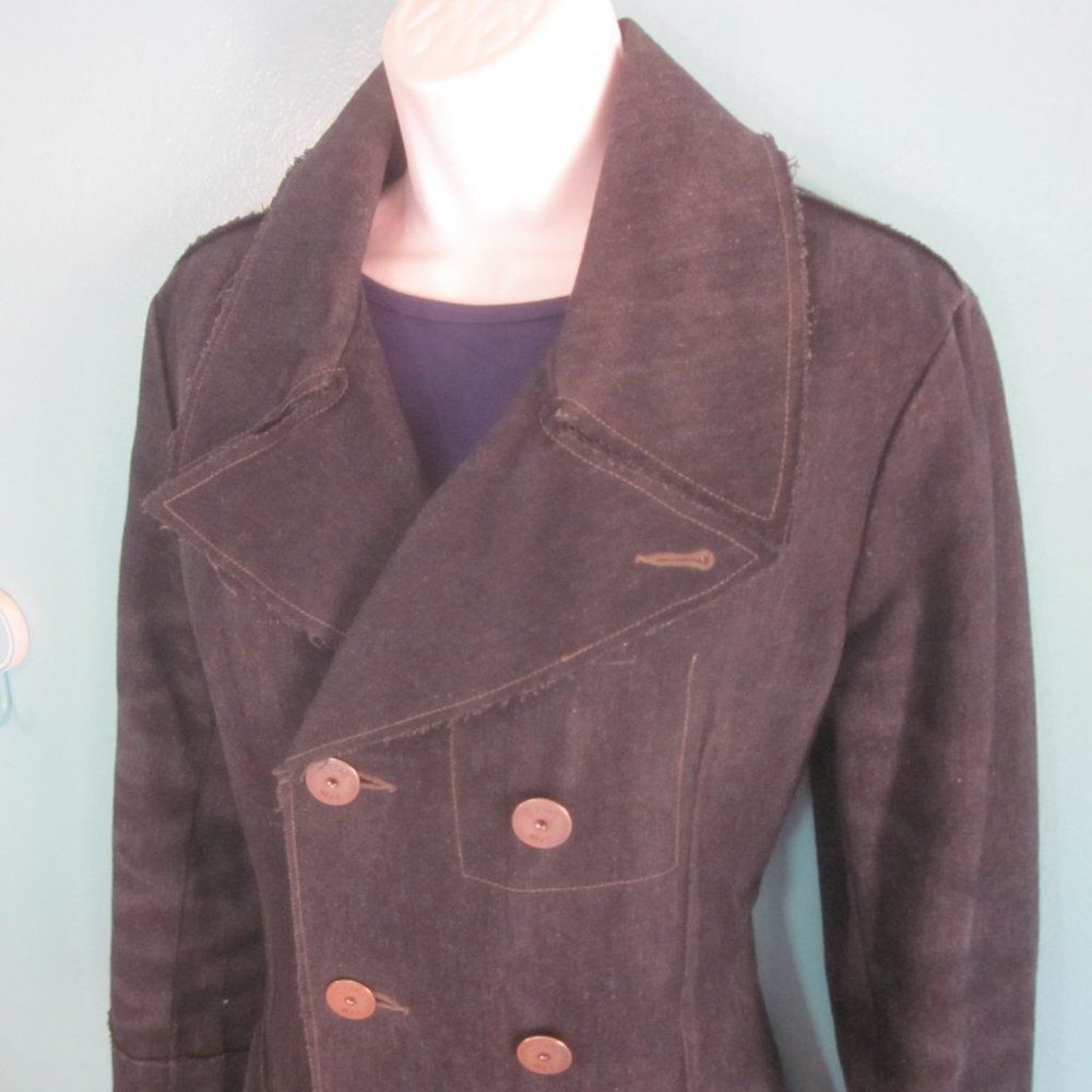 G-Star G-Star Dark Blue Wool Denim Pea Coat Size M Size M / US 6-8 / IT 42-44 - 13 Thumbnail
