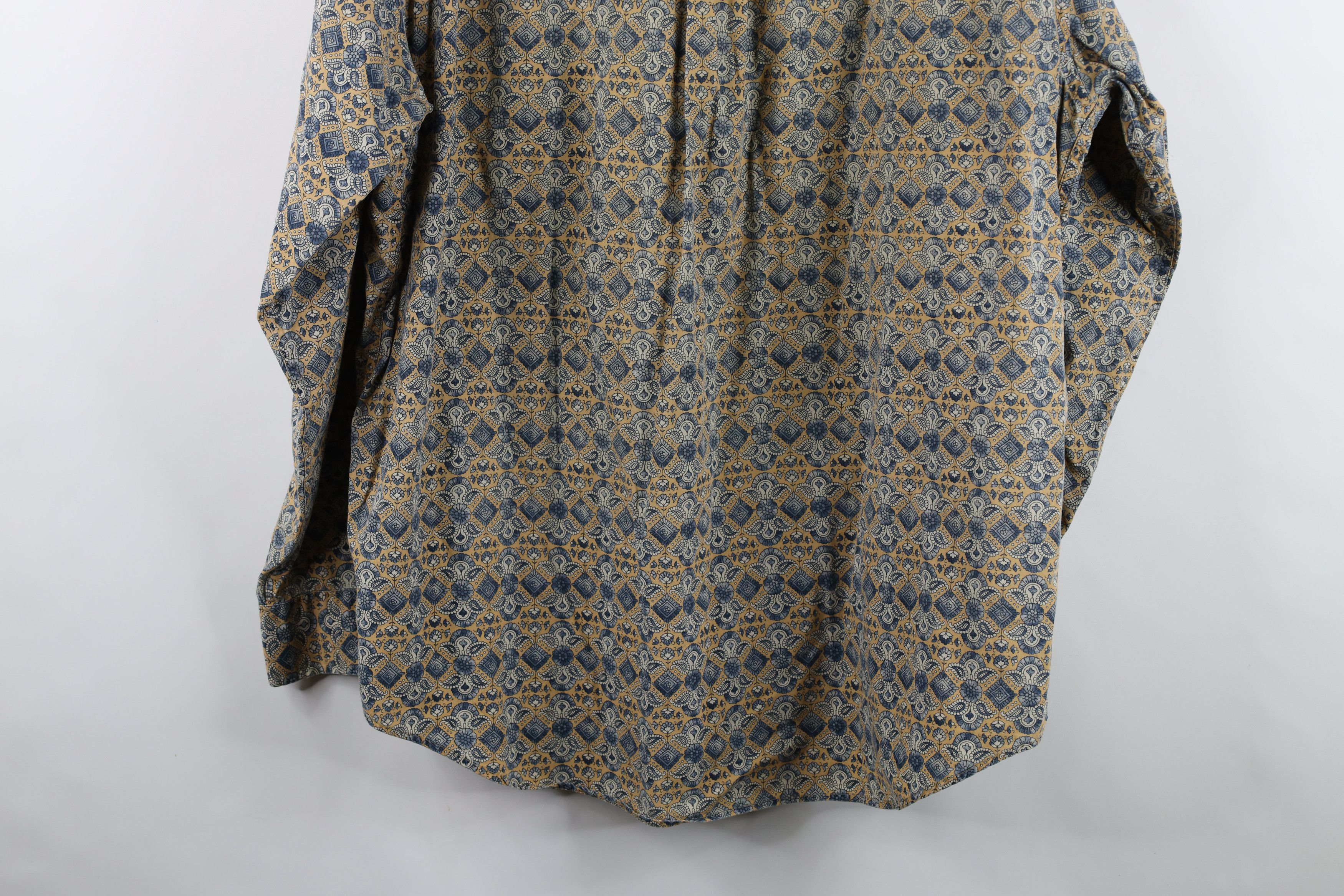 Vintage Vintage 90s Streetwear Flower Paisley Button Down Shirt Size US XL / EU 56 / 4 - 12 Thumbnail